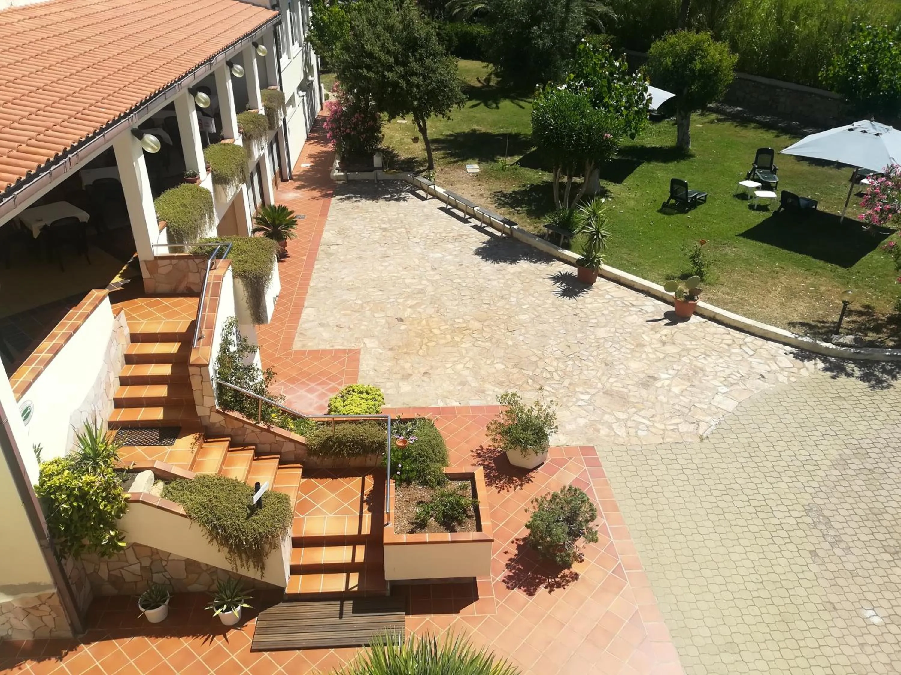 Garden in Hotel Nido D'aquila