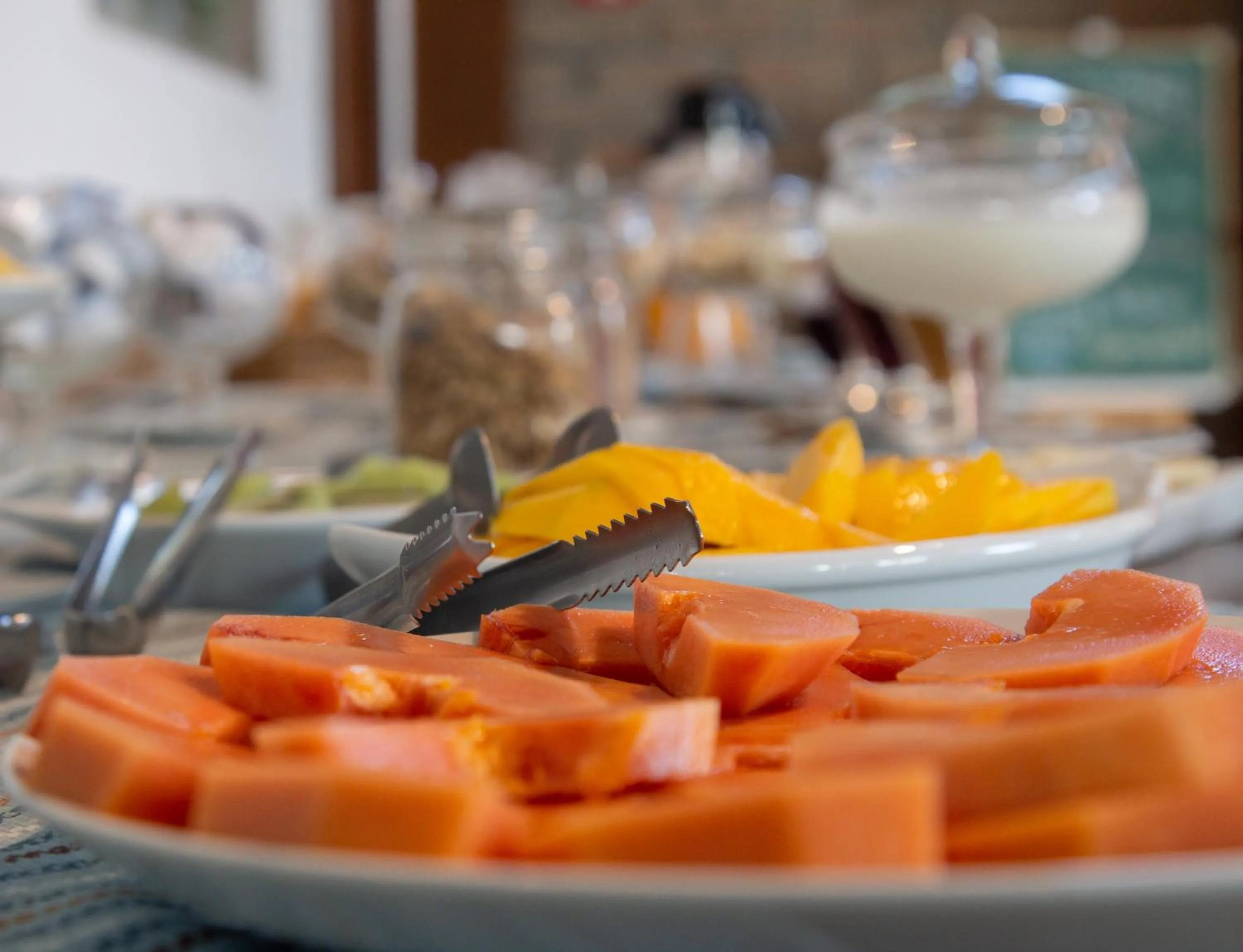 Buffet breakfast in Villa Bebek Hotel