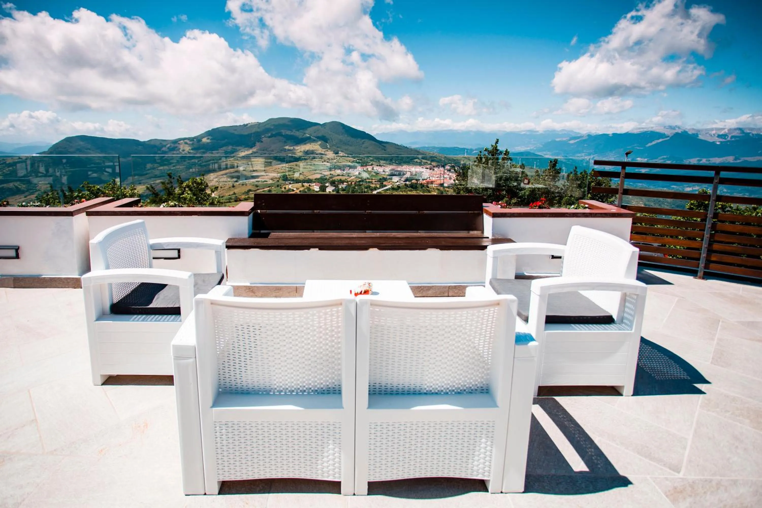 Patio in Hotel Monte Campo