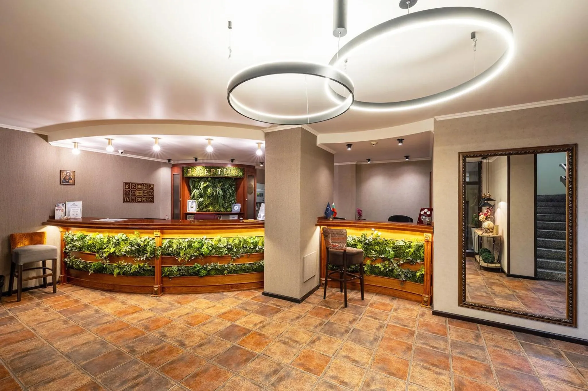 Living room in Hotel Orbita