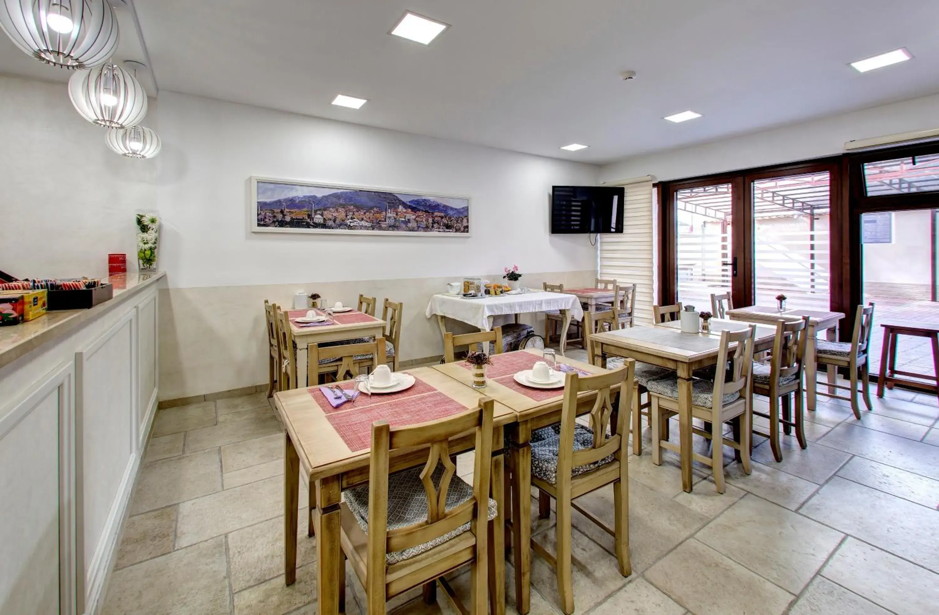 Buffet breakfast in Villa Fortuna Buffet breakfast in Villa Fortuna