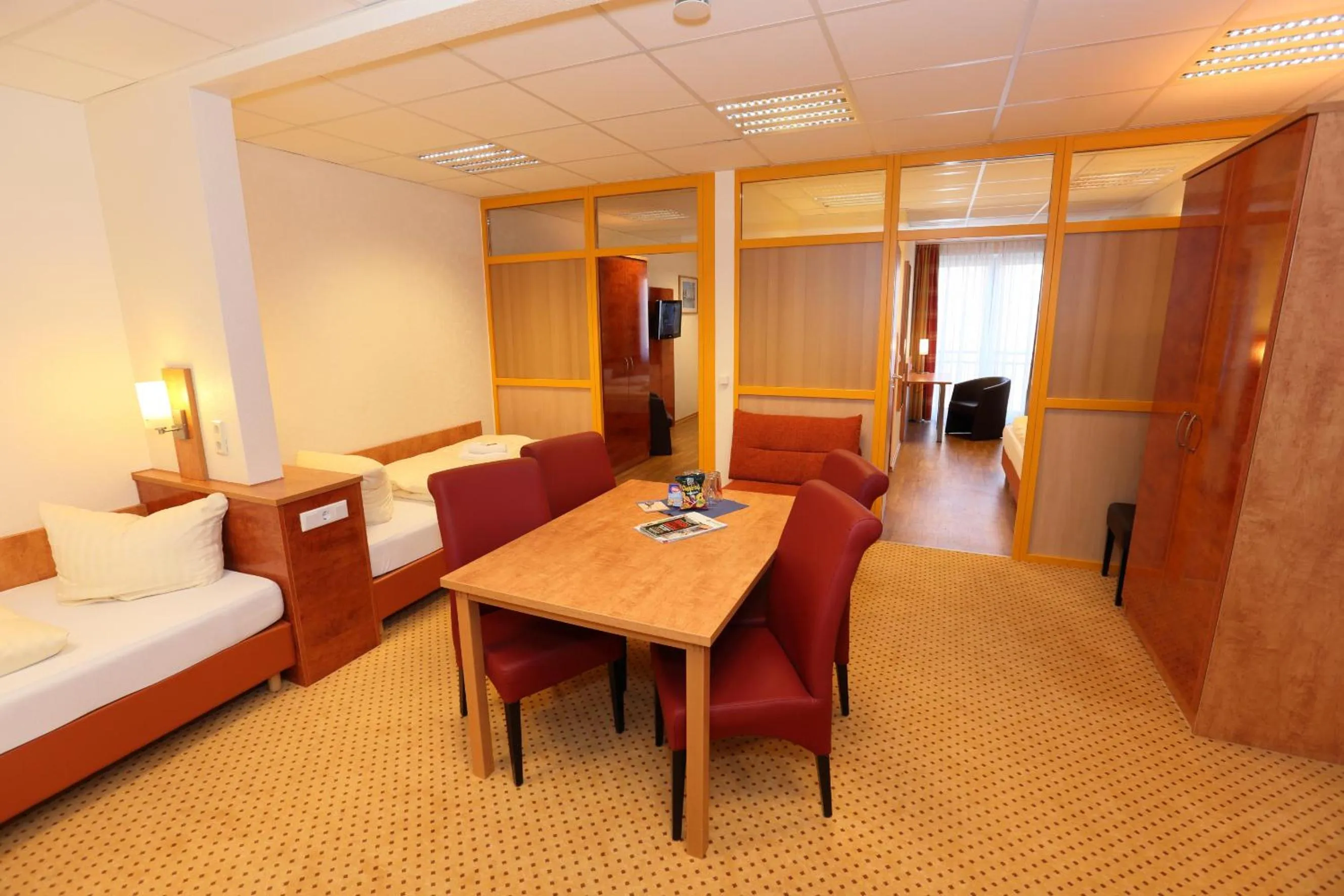 Living room in Hotel am Holzhafen