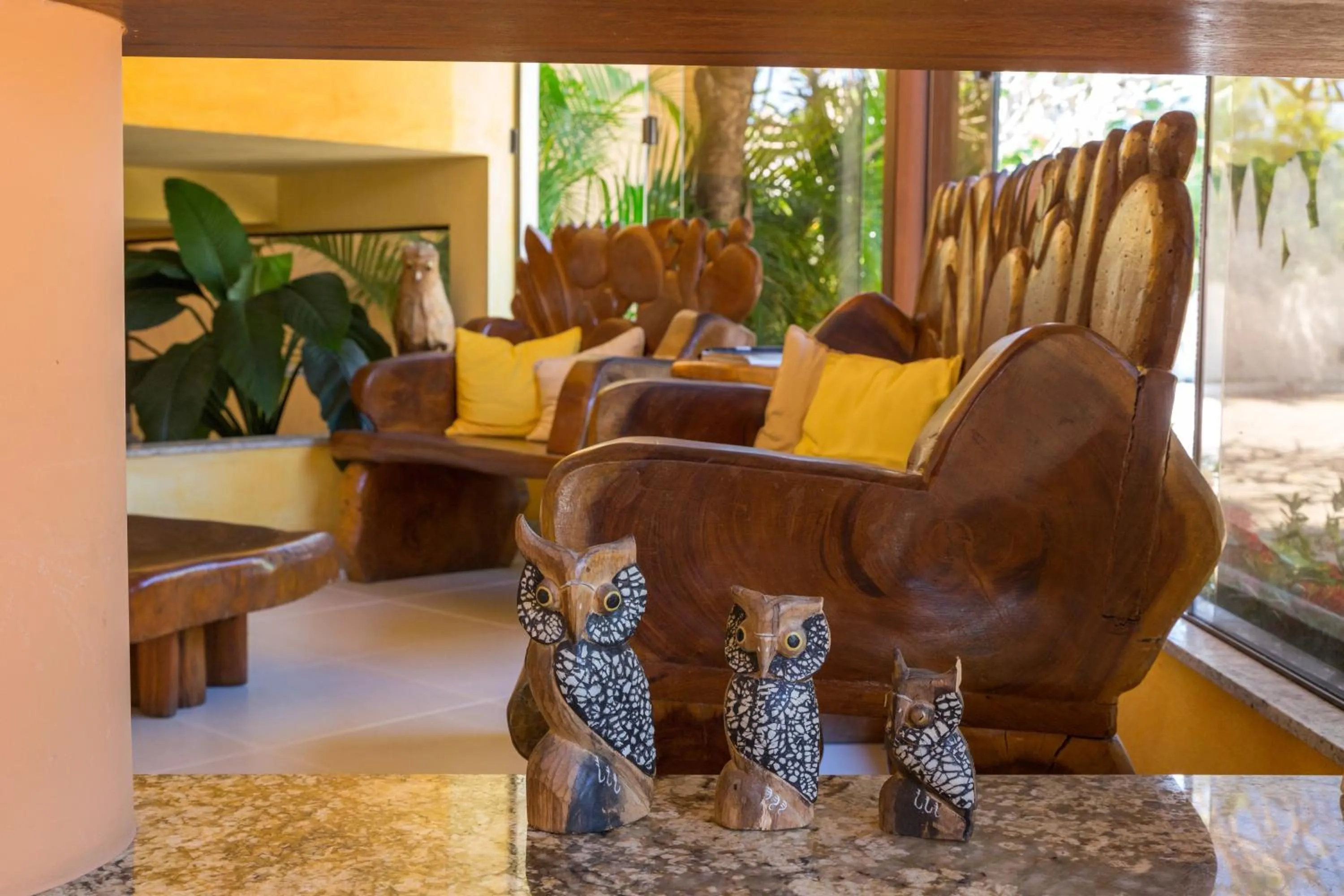 Lobby or reception in Porto Geraes Praia Hotel