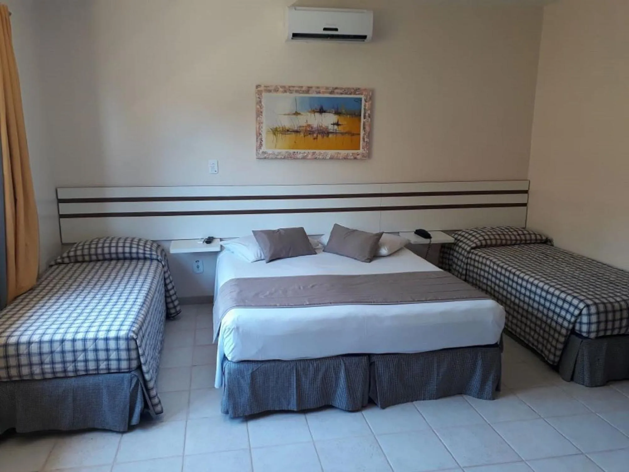 Bed in Porto Geraes Praia Hotel