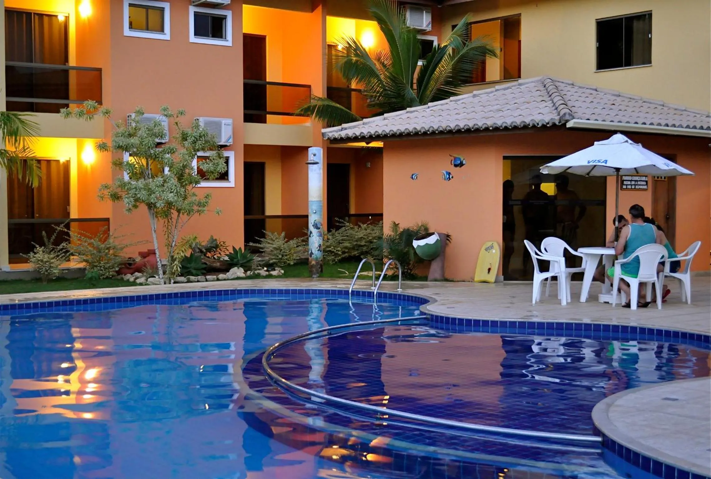 Swimming pool in Porto Geraes Praia Hotel