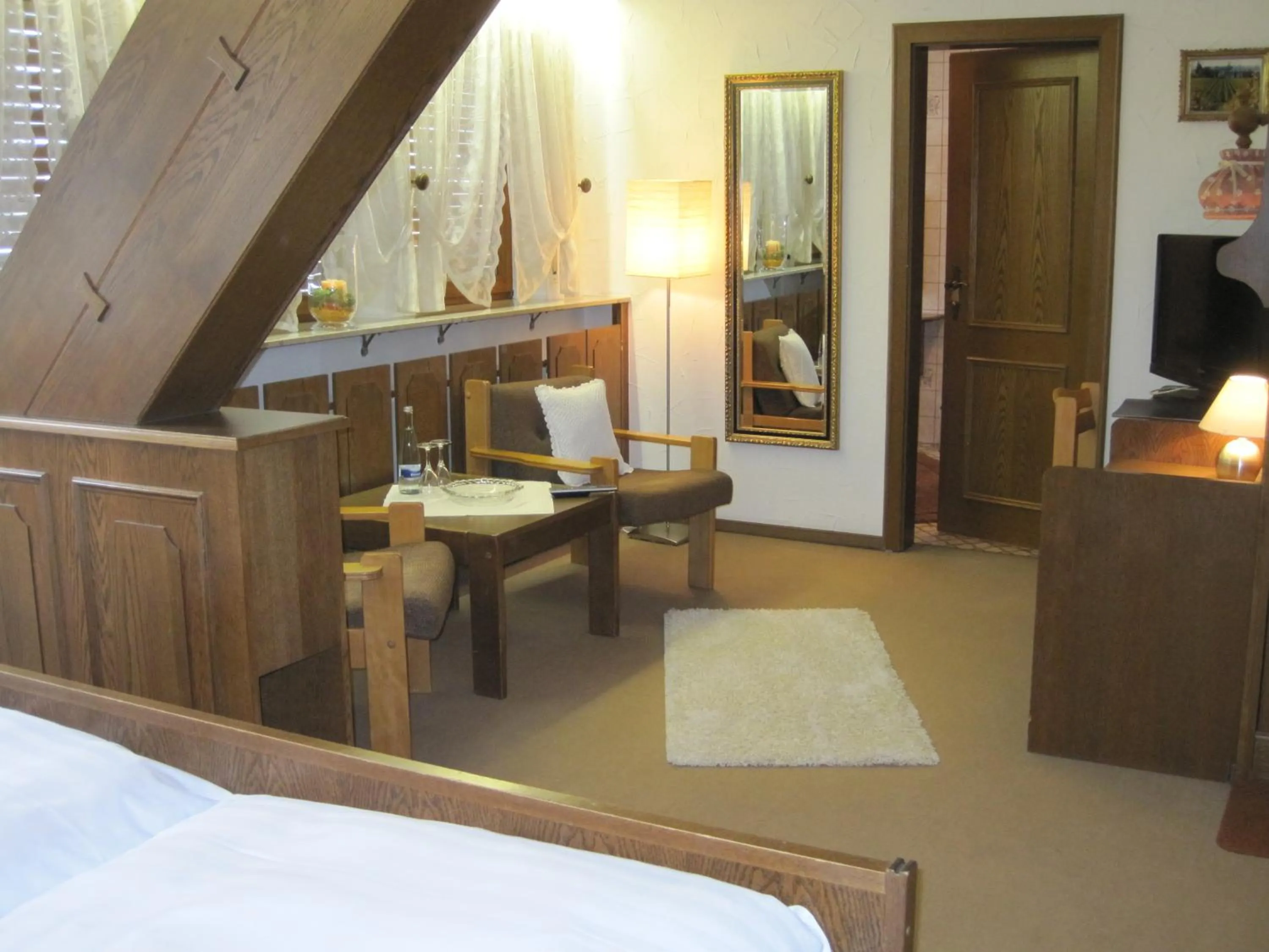 Bed in Hotel Restaurant Albans Sonne