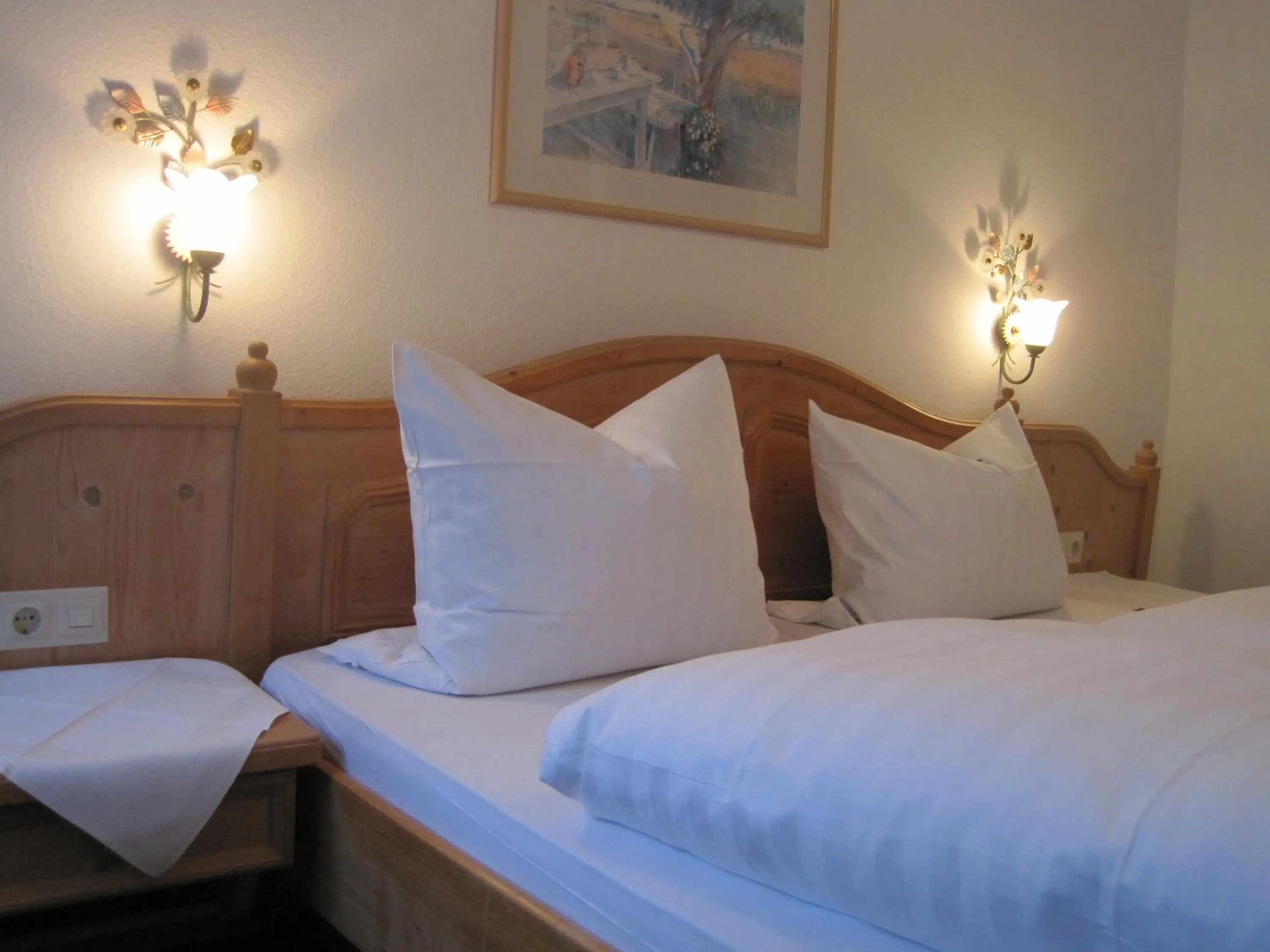 Bed in Hotel Restaurant Albans Sonne