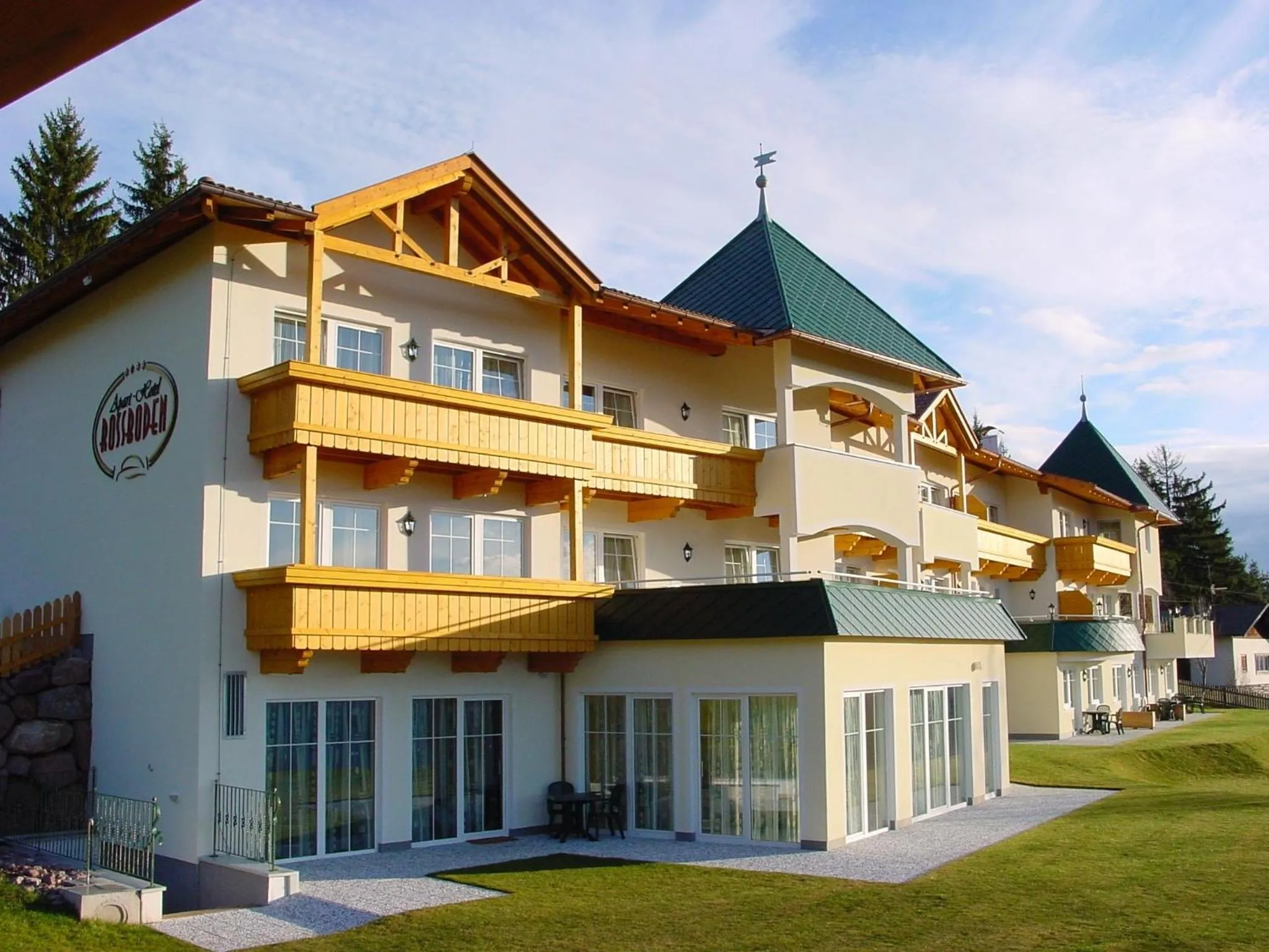 Facade/entrance in Residence Rossboden mit Hallenbad