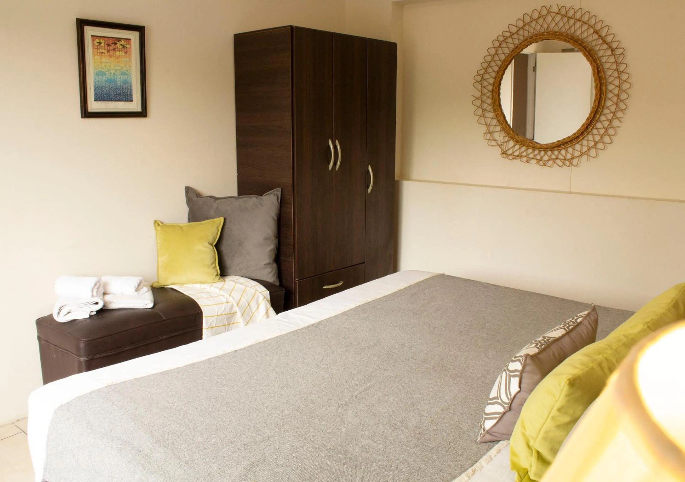 Bed in Uvas Apart Hotel