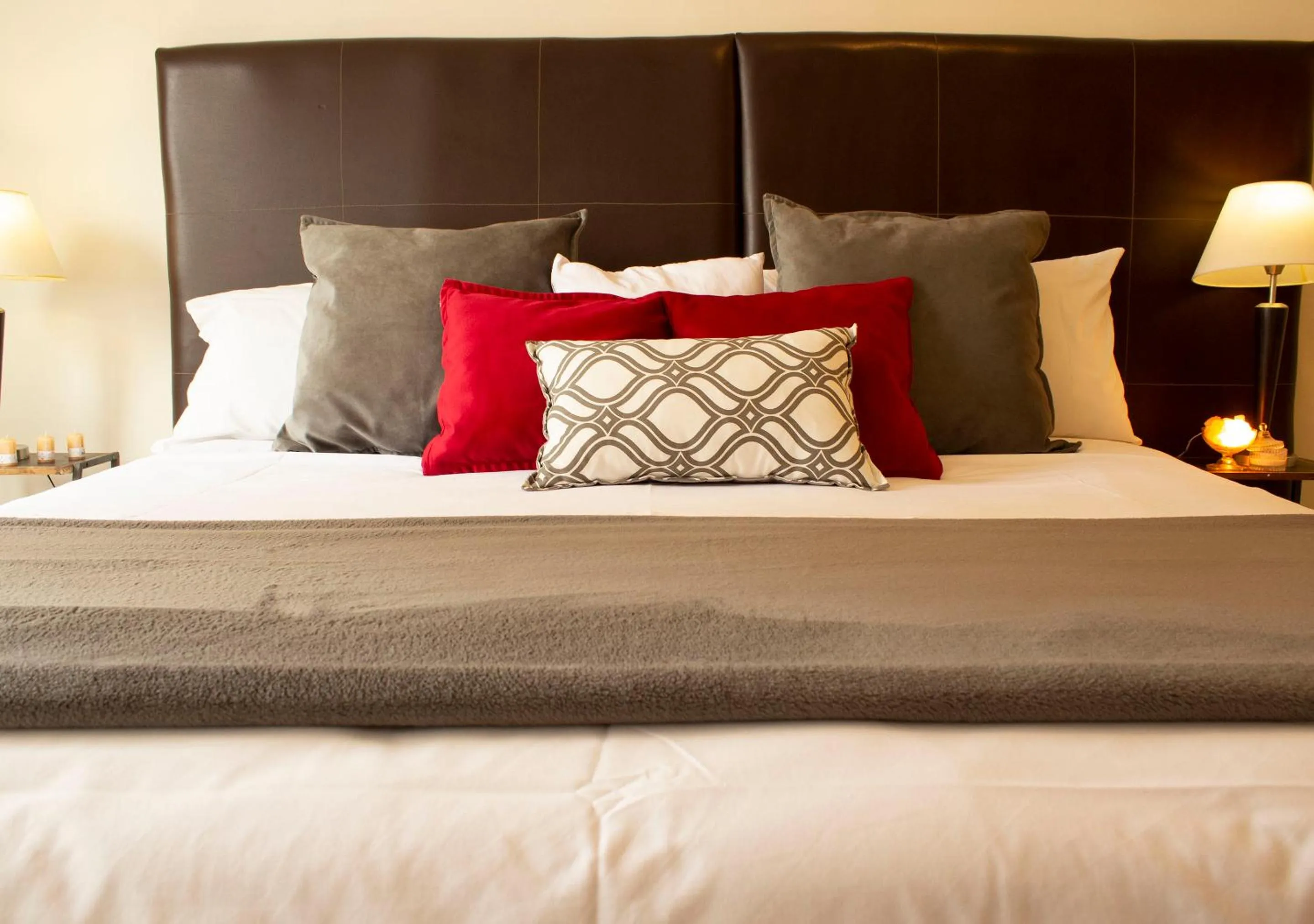 Bed in Uvas Apart Hotel