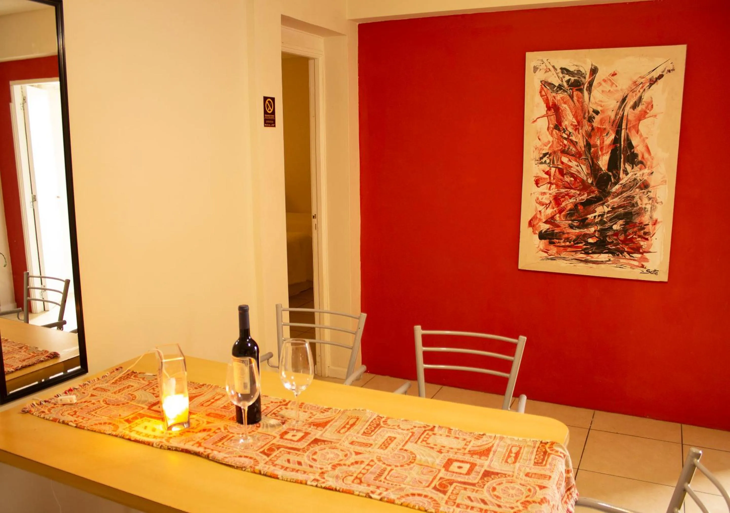 Living room in Uvas Apart Hotel