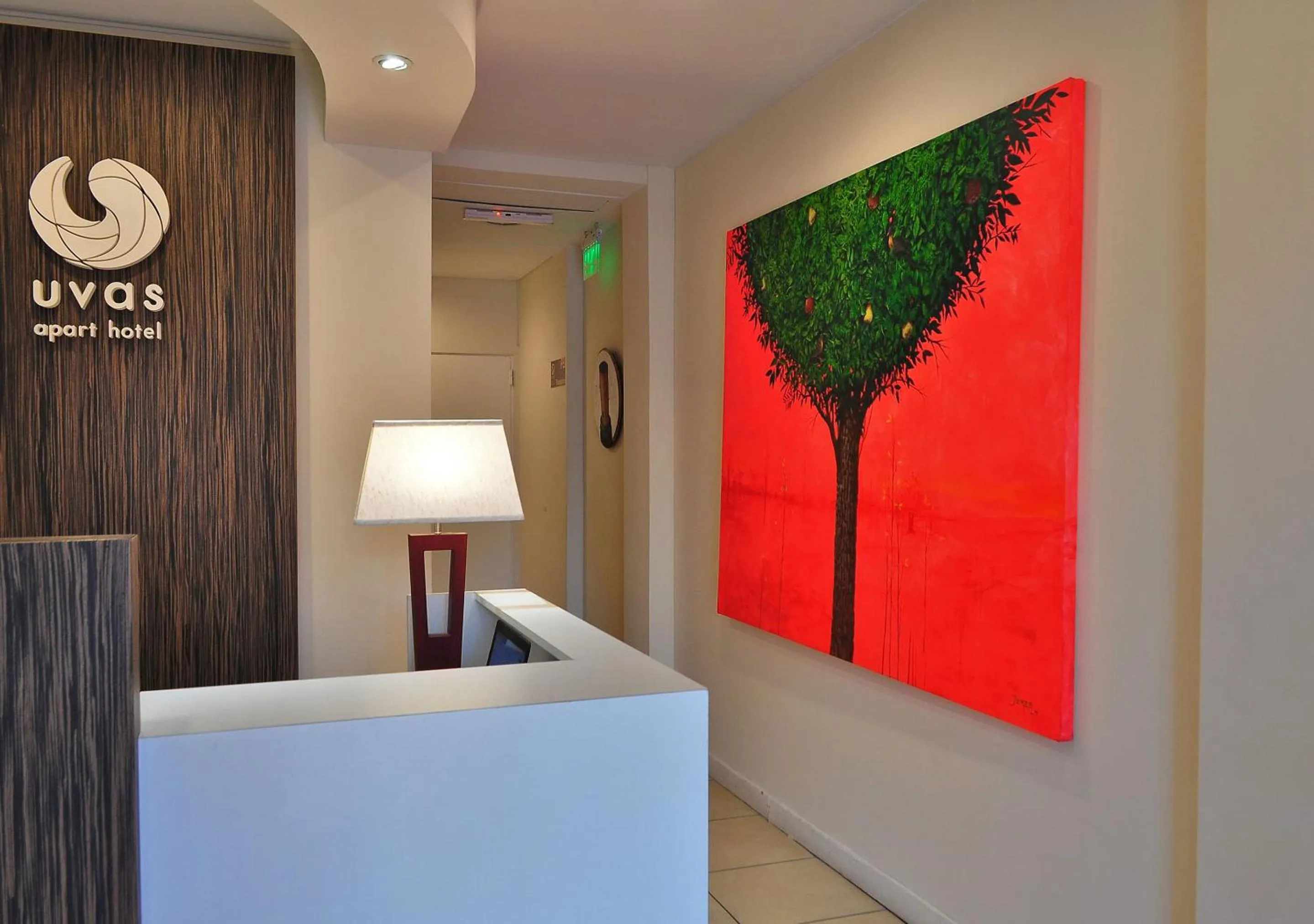 Lobby or reception in Uvas Apart Hotel