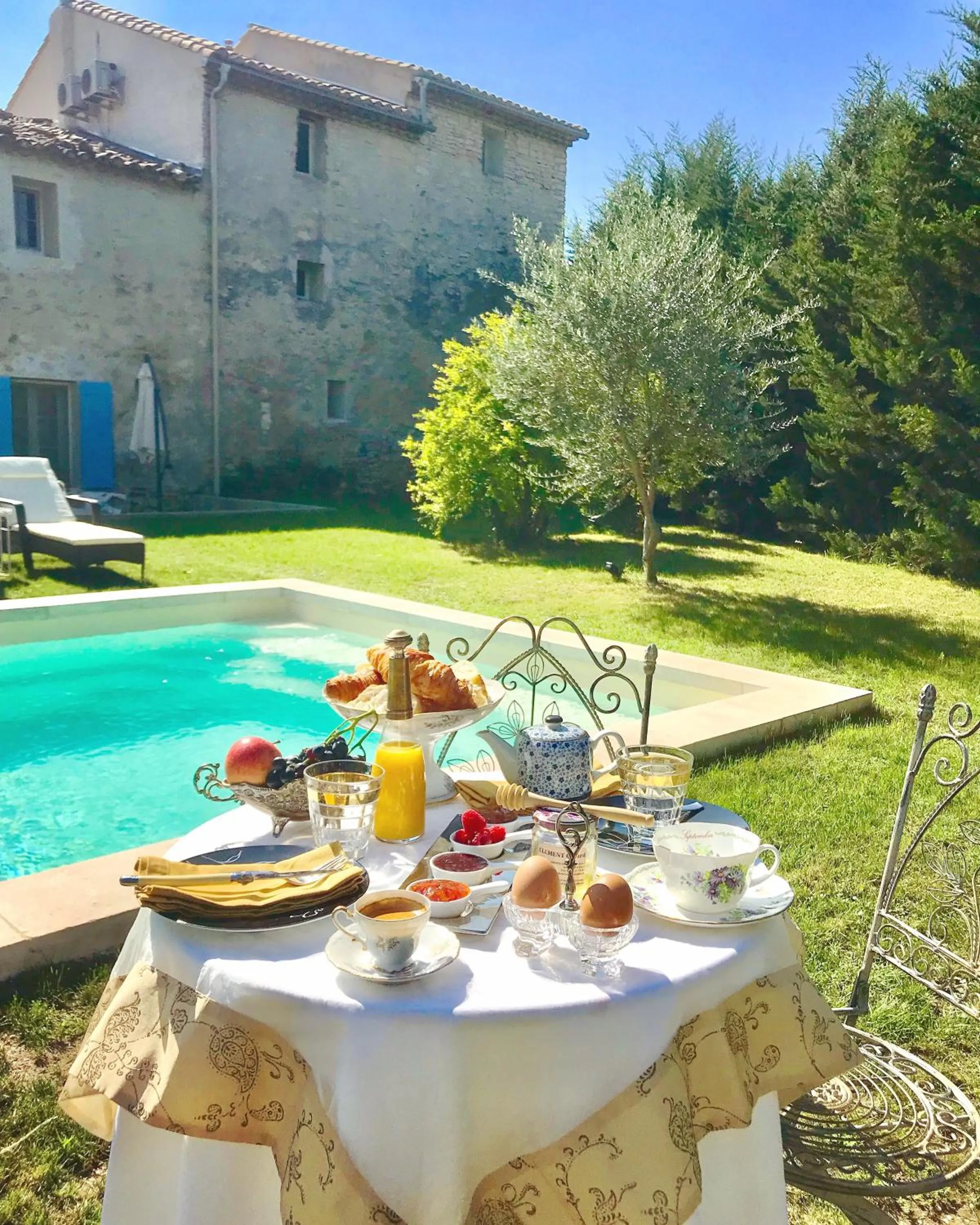 Breakfast in Domaine de La Brave