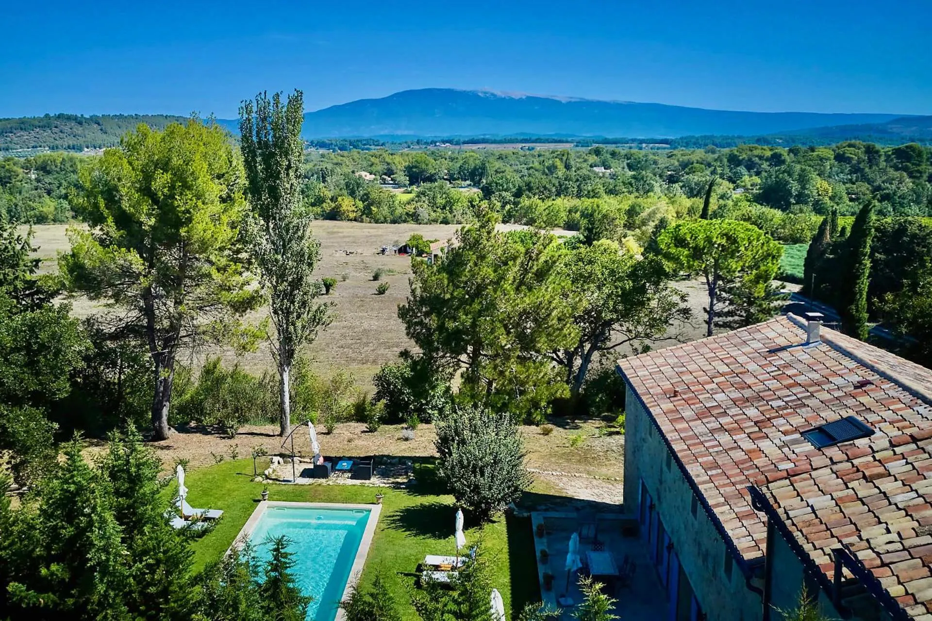 Bird's eye view in Domaine de La Brave