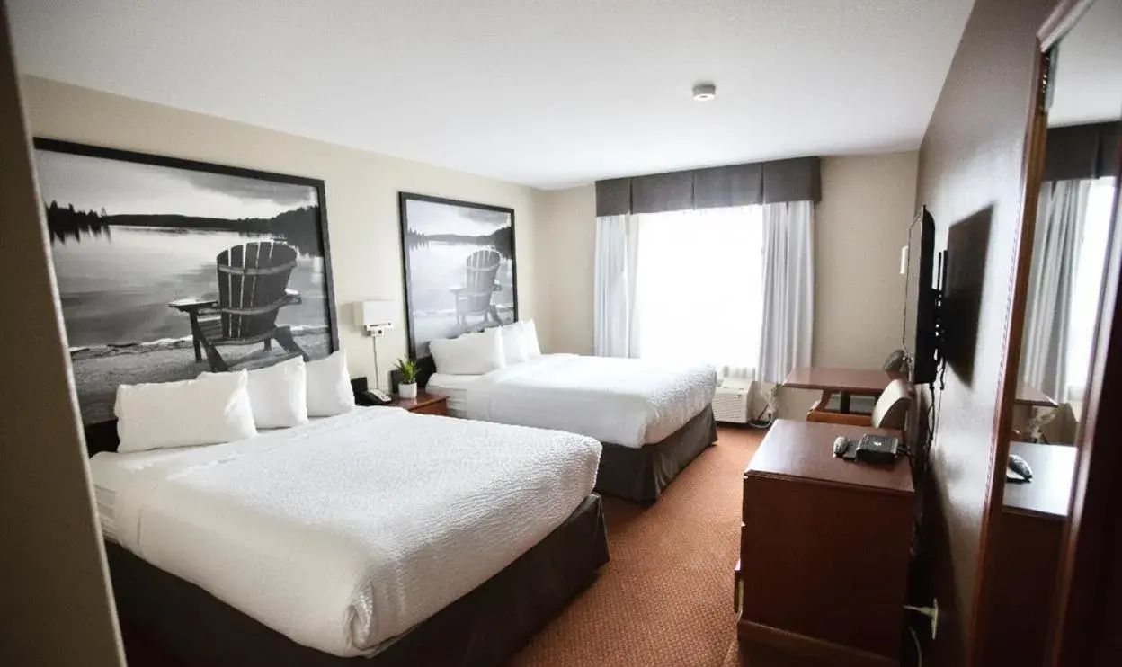 Bedroom, Bed in Super 8 by Wyndham Whitecourt Bedroom, Bed in Super 8 by Wyndham Whitecourt