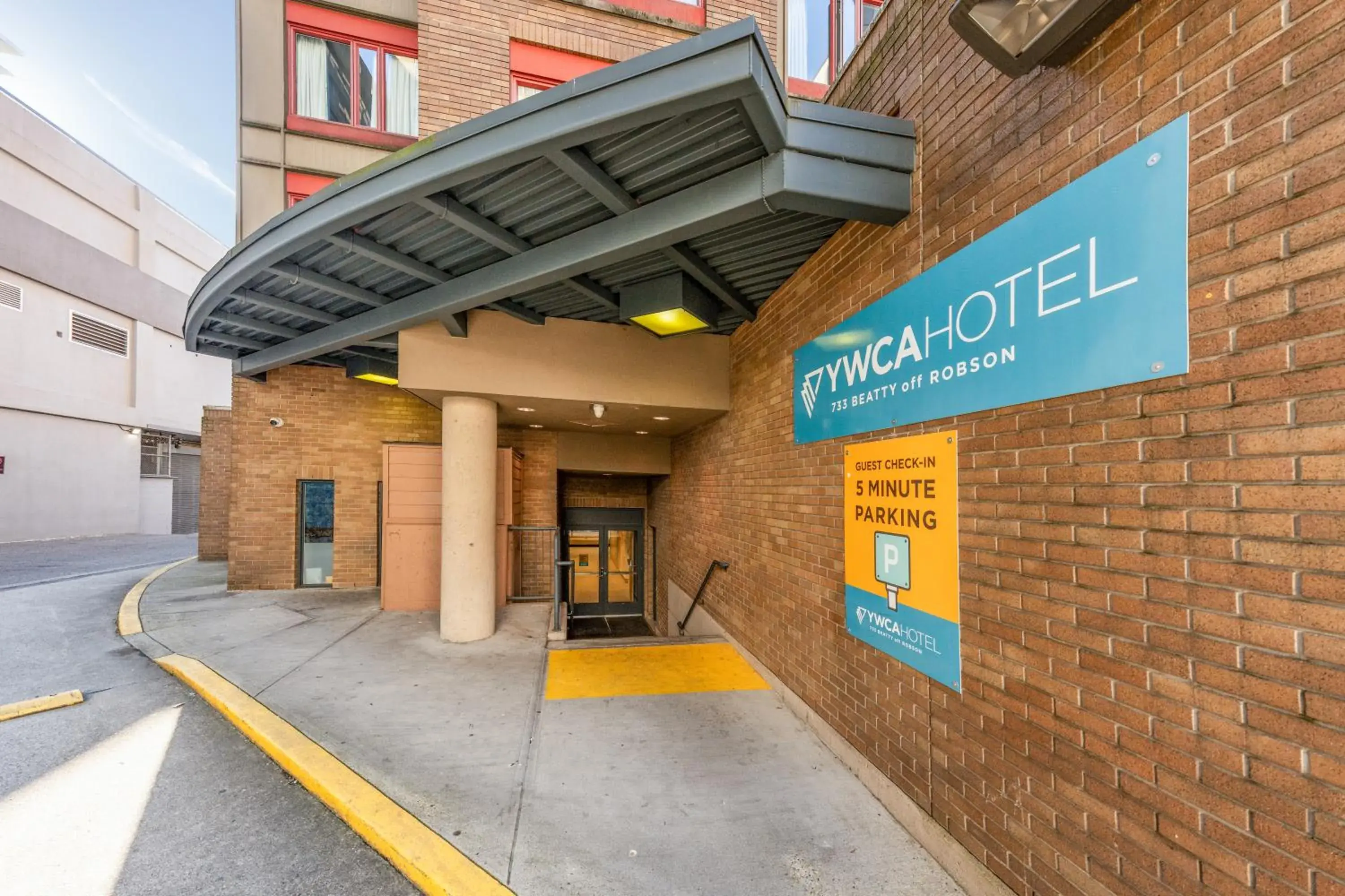 Property building in YWCA Hotel Vancouver Property building in YWCA Hotel Vancouver