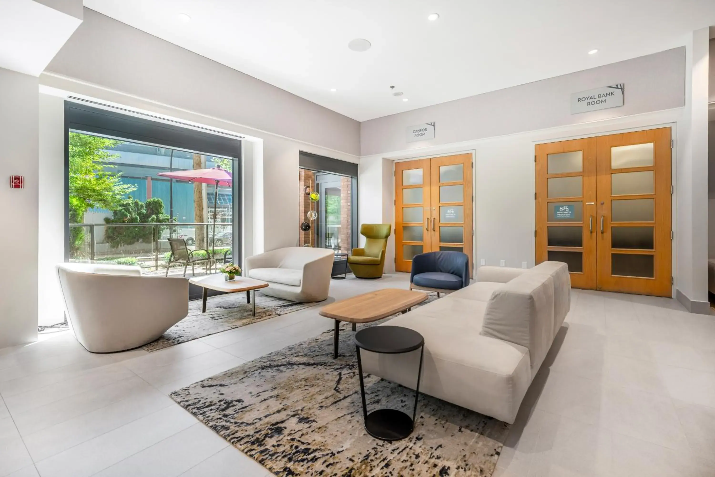 Lobby or reception in YWCA Hotel Vancouver Lobby or reception in YWCA Hotel Vancouver