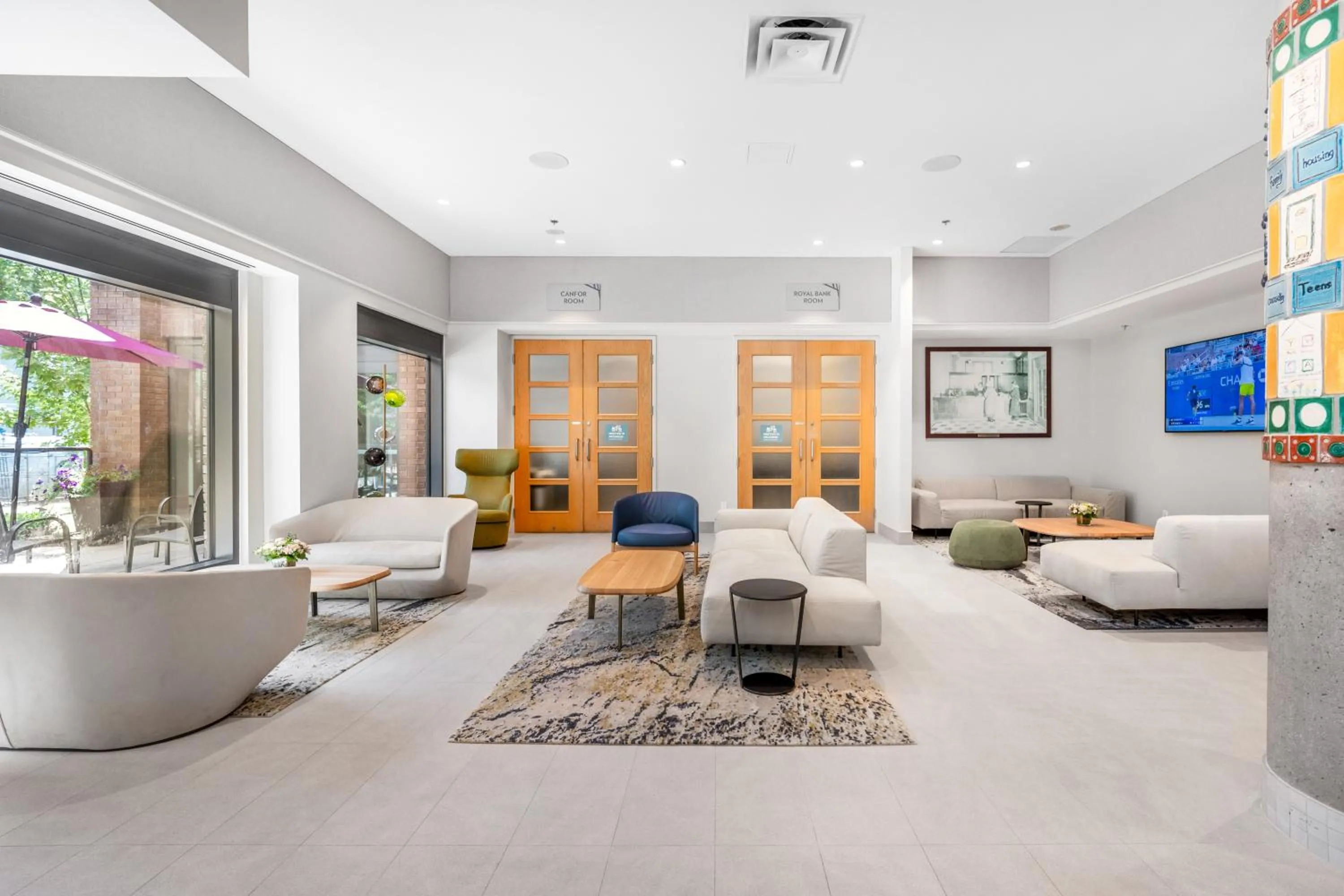 Lobby or reception in YWCA Hotel Vancouver