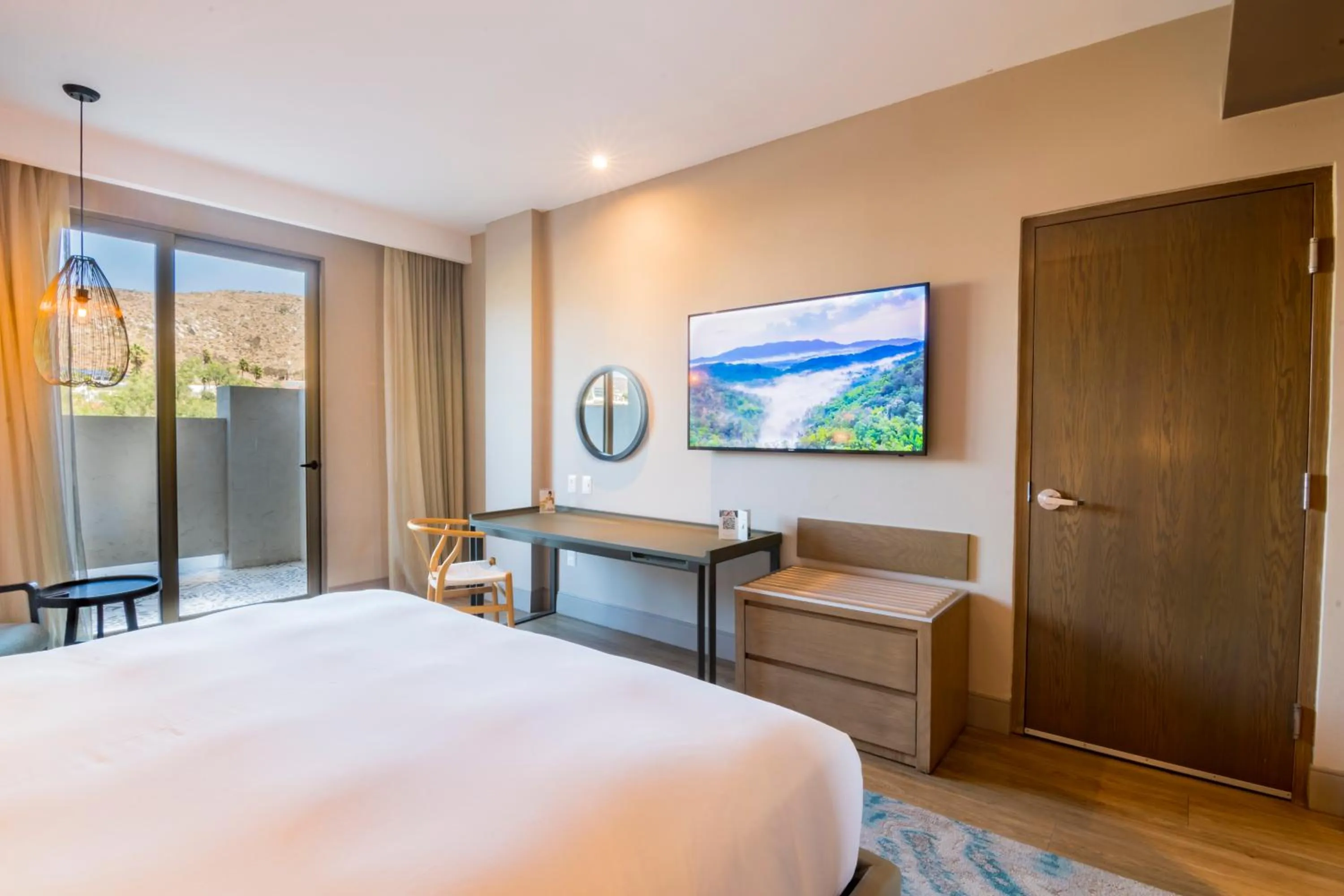 Bed in Torre Lucerna Hotel Ensenada