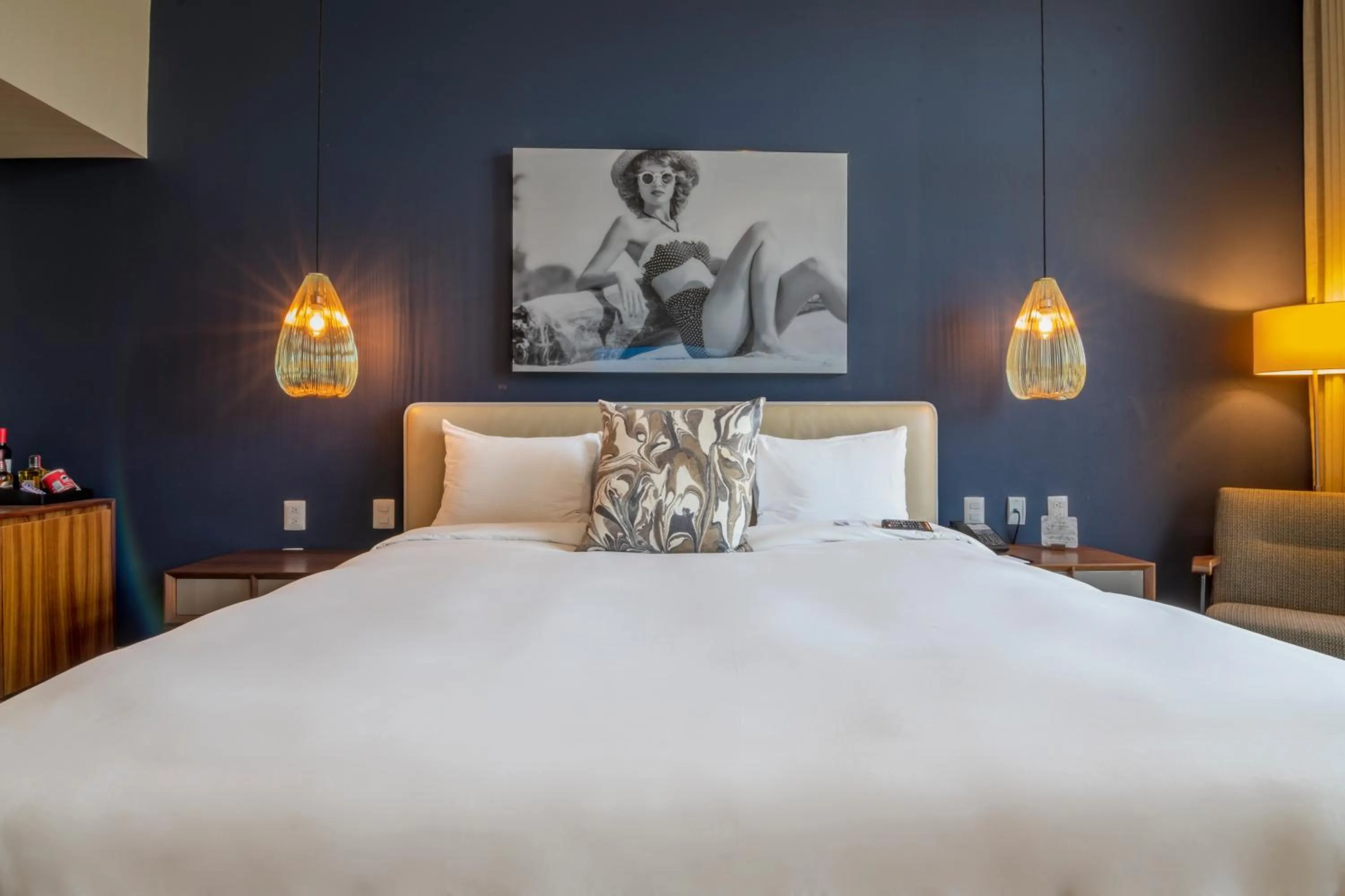 Bed in Torre Lucerna Hotel Ensenada