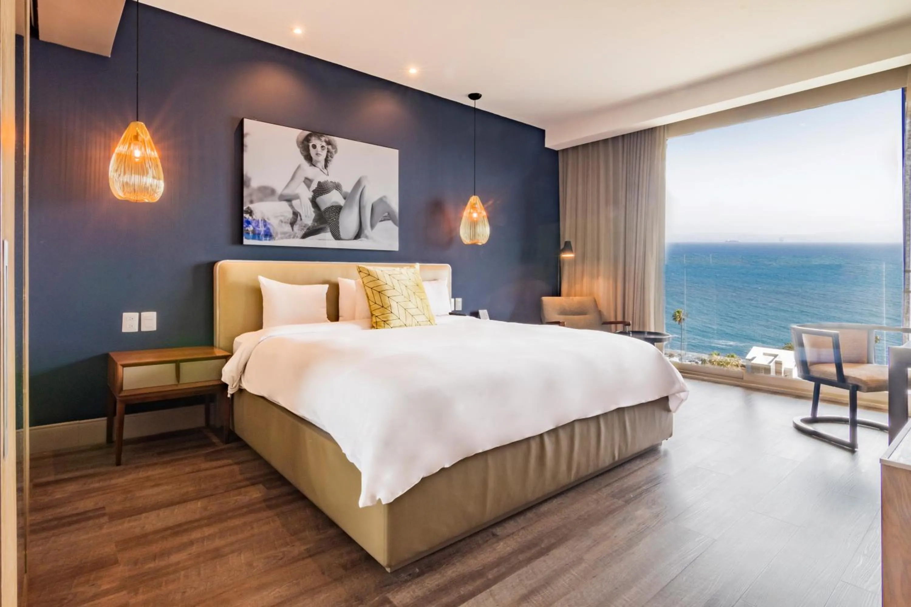 Bed in Torre Lucerna Hotel Ensenada