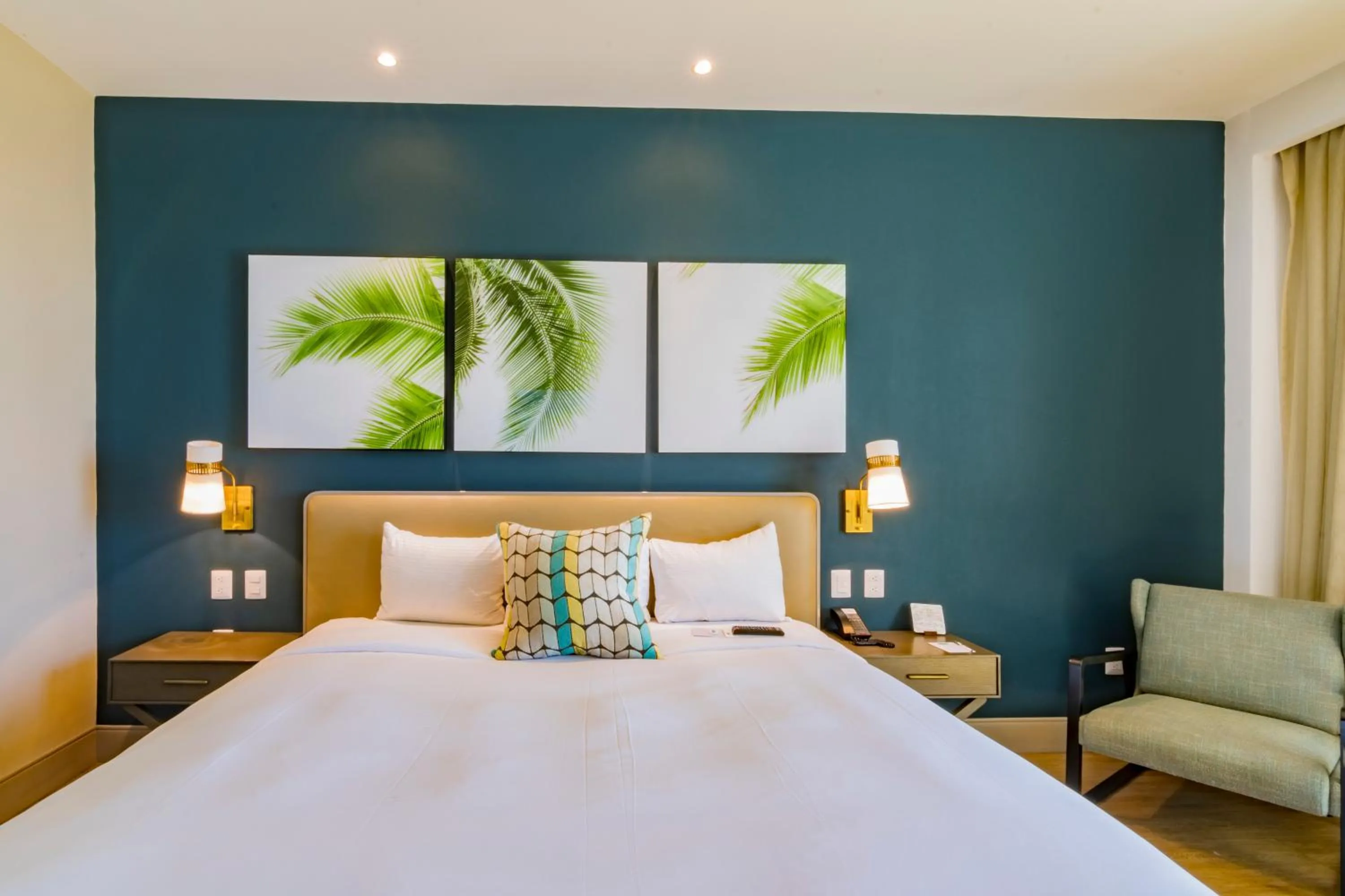 Bed in Torre Lucerna Hotel Ensenada