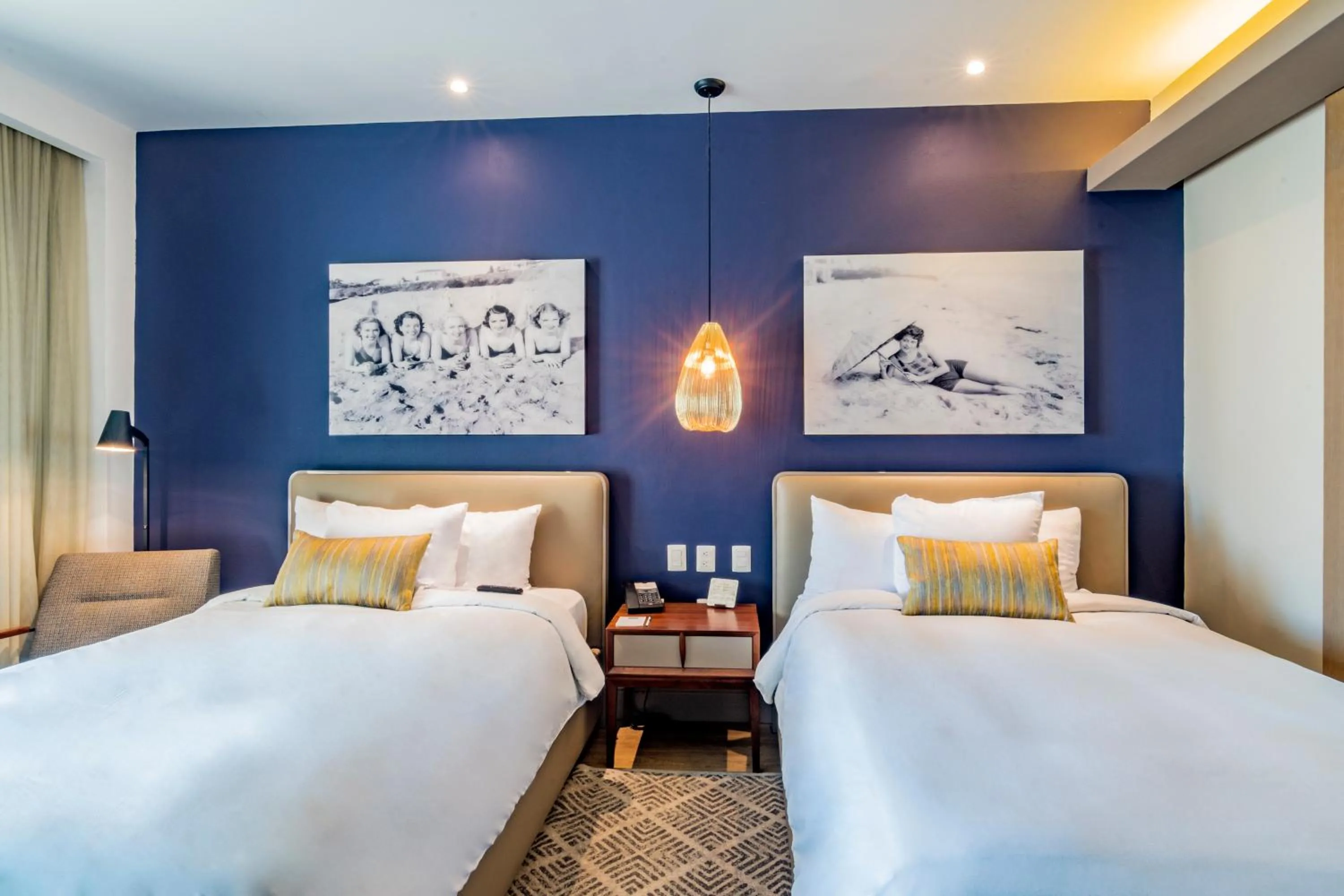 Bed in Torre Lucerna Hotel Ensenada