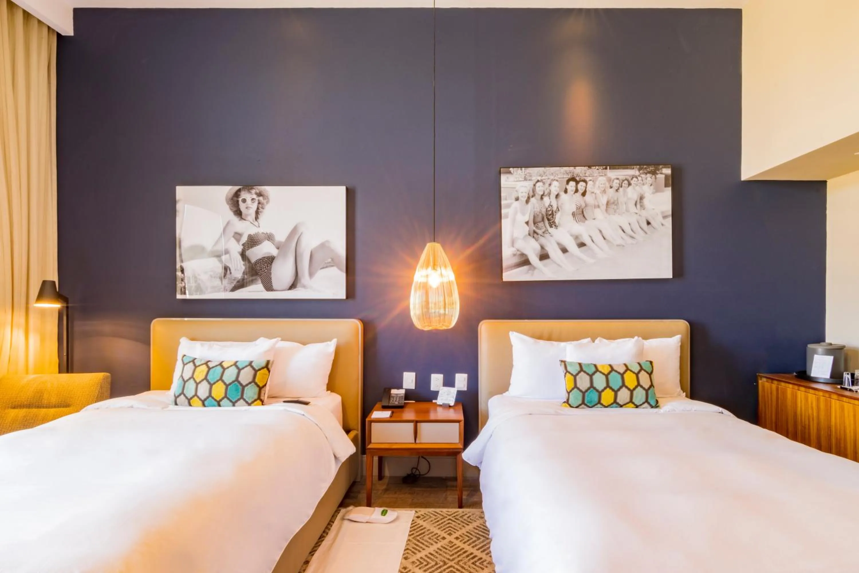 Bed in Torre Lucerna Hotel Ensenada