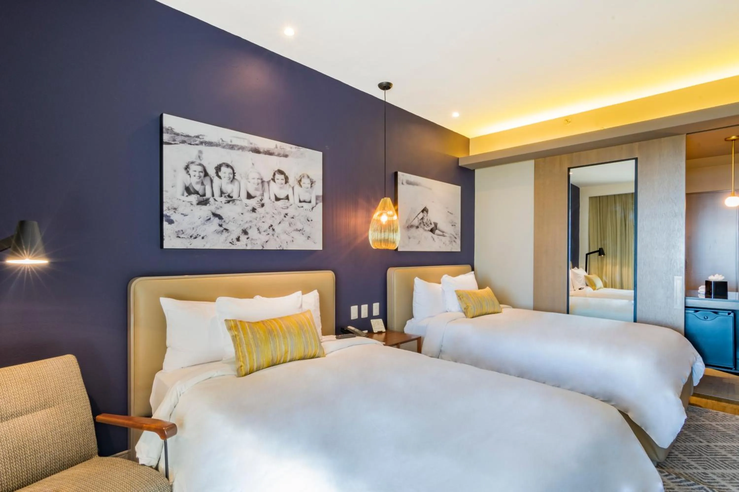 Bed in Torre Lucerna Hotel Ensenada