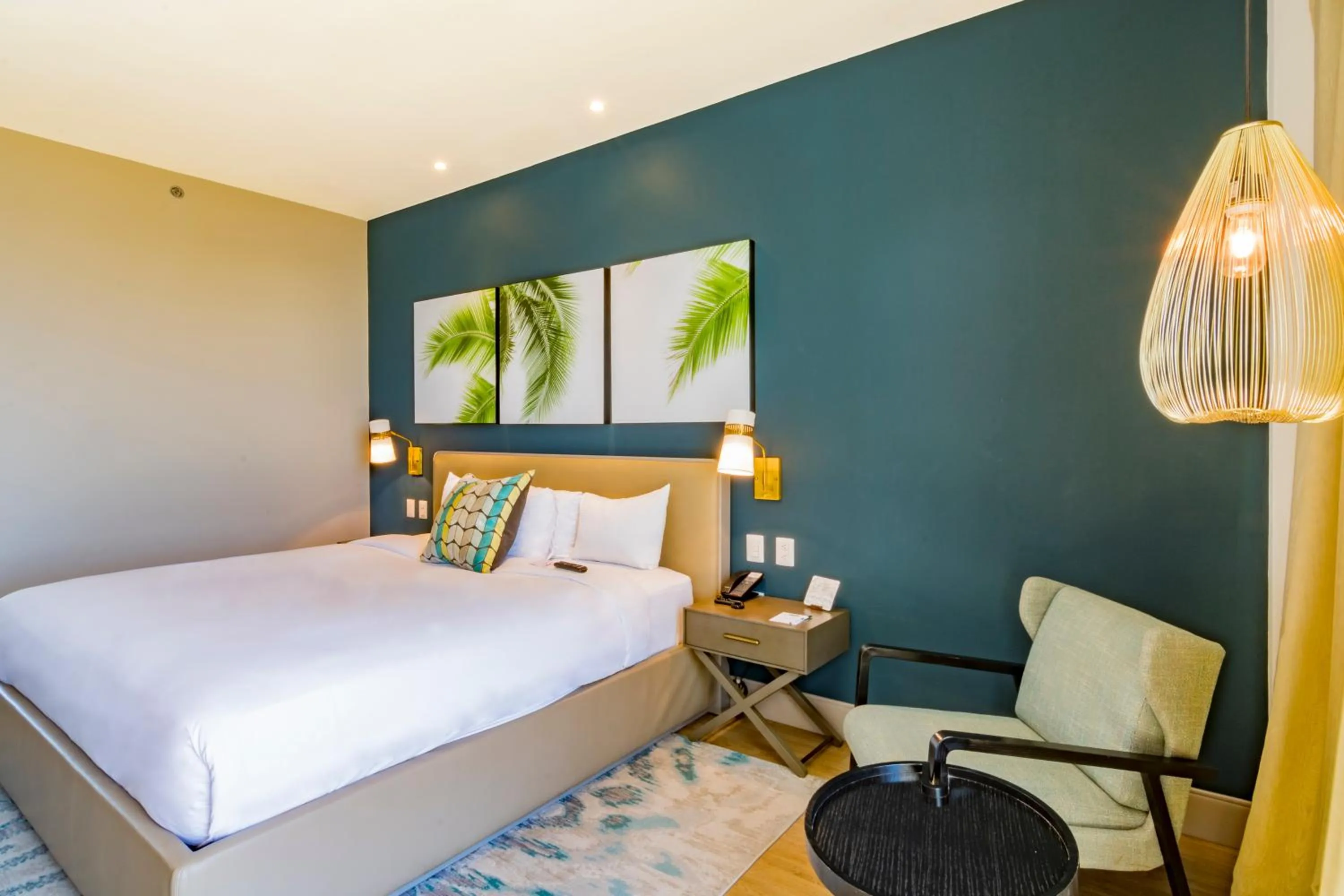 Bed in Torre Lucerna Hotel Ensenada