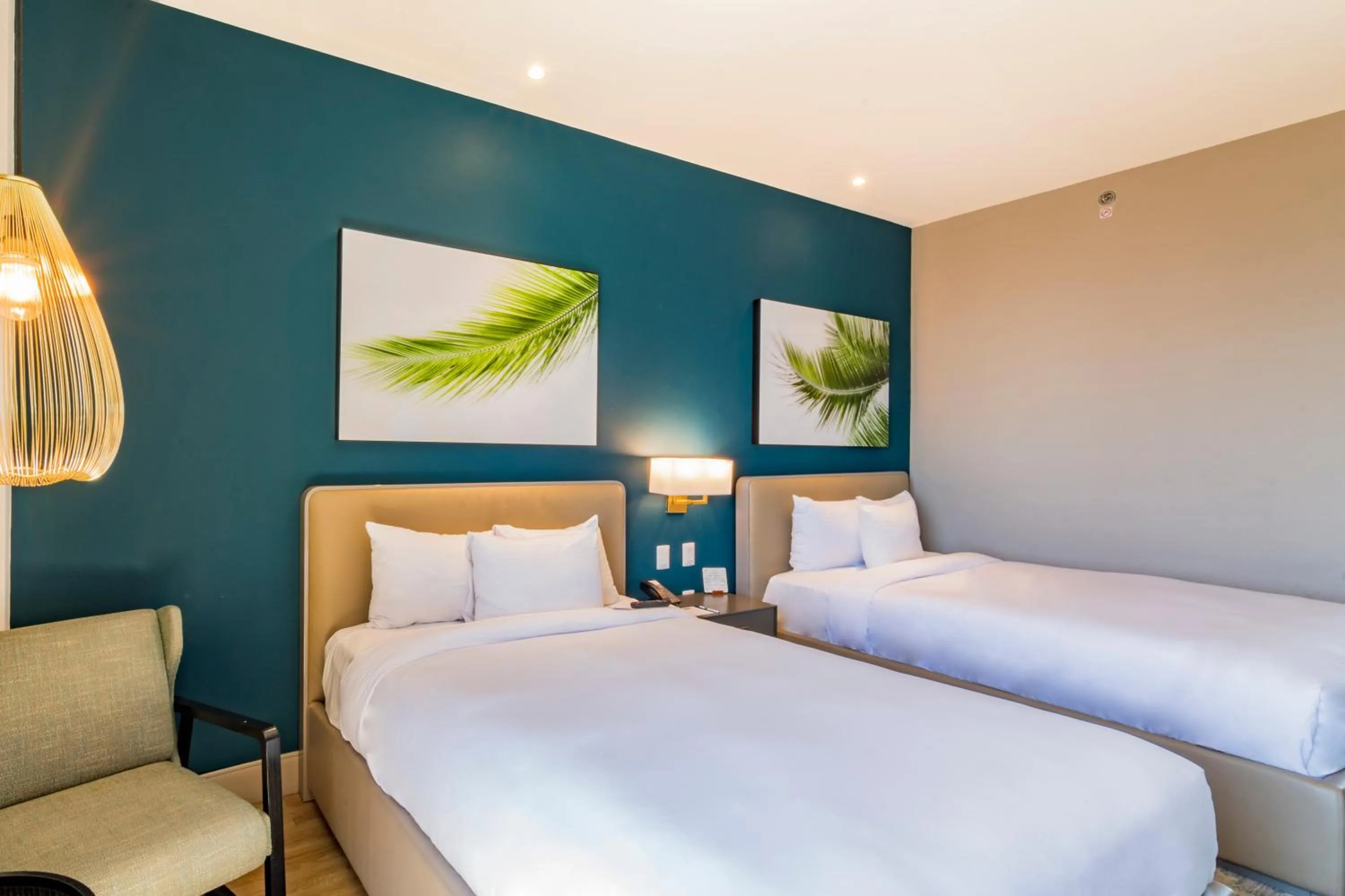 Bed in Torre Lucerna Hotel Ensenada