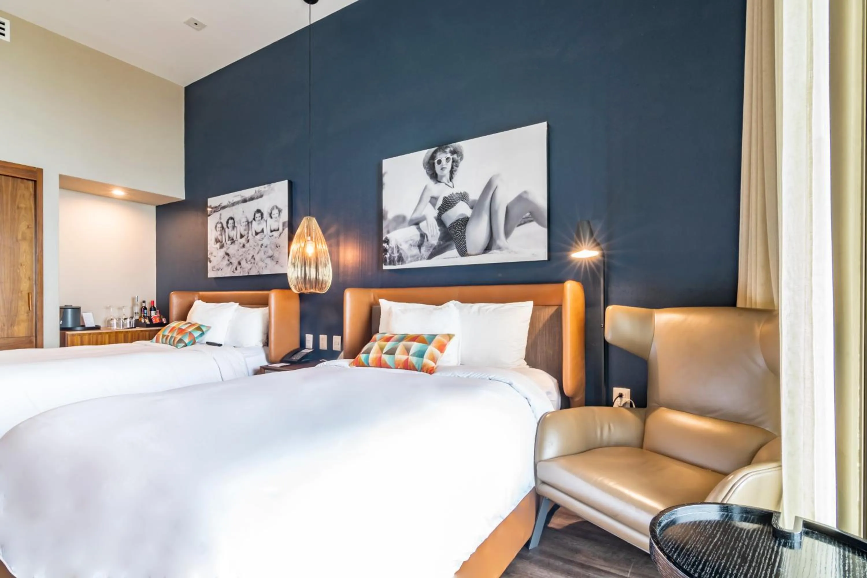 Bed in Torre Lucerna Hotel Ensenada