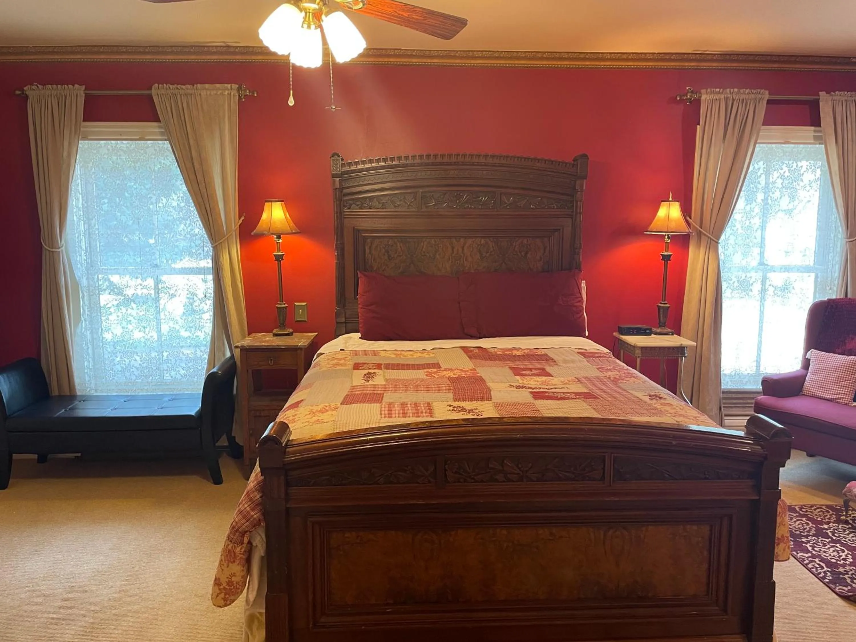 Bedroom, Bed in Rose Street Bed & Breakfast