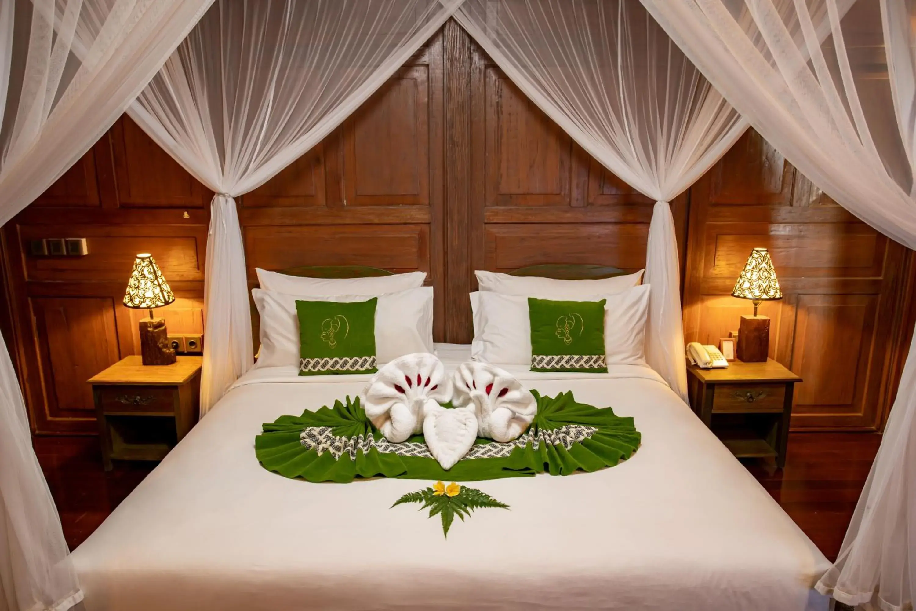 Bed in Arya Villas Ubud Bed in Arya Villas Ubud