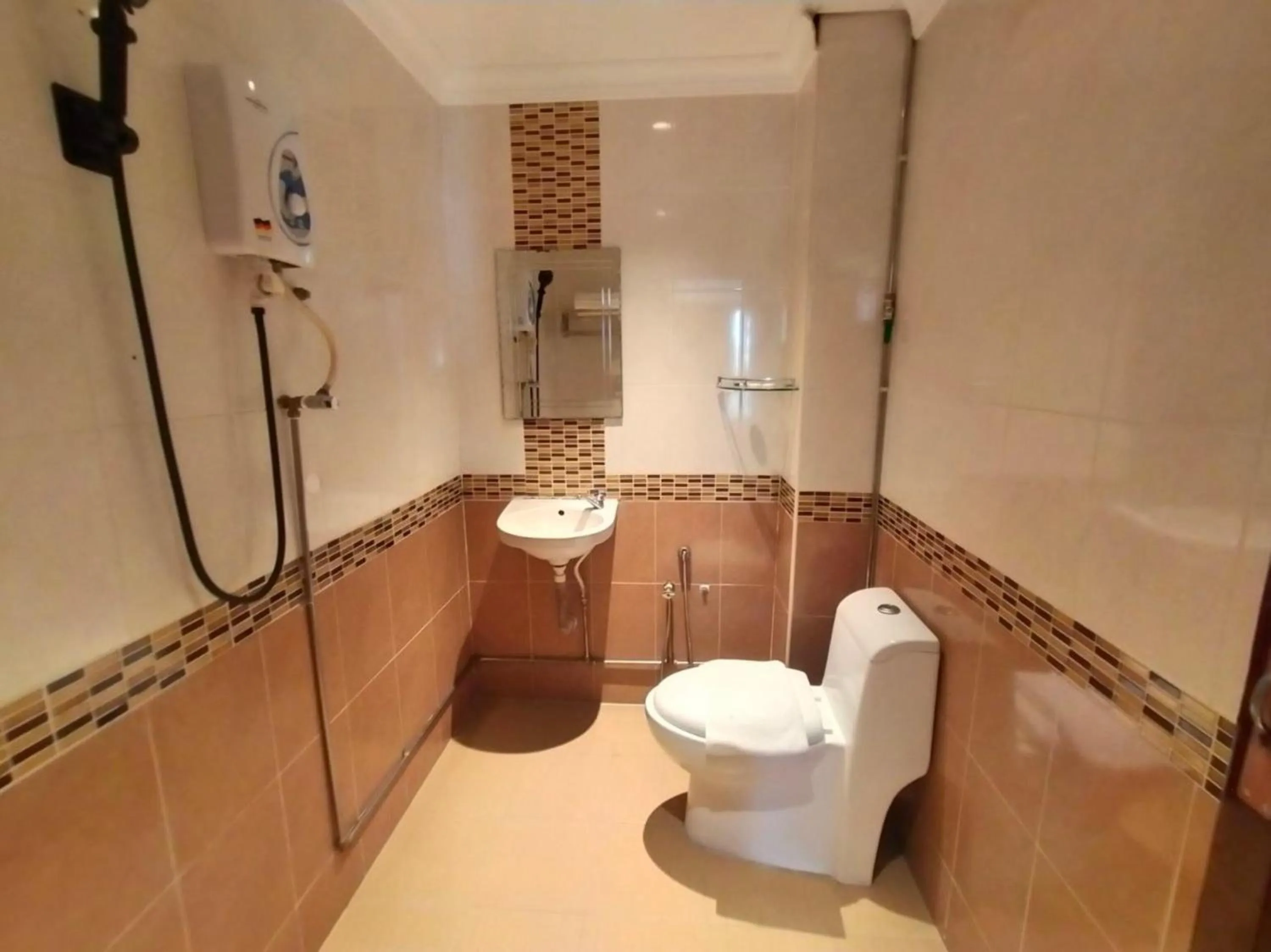 Bathroom in Hotel O GHC Near Penang Street Art Formerly Queen City Hotel