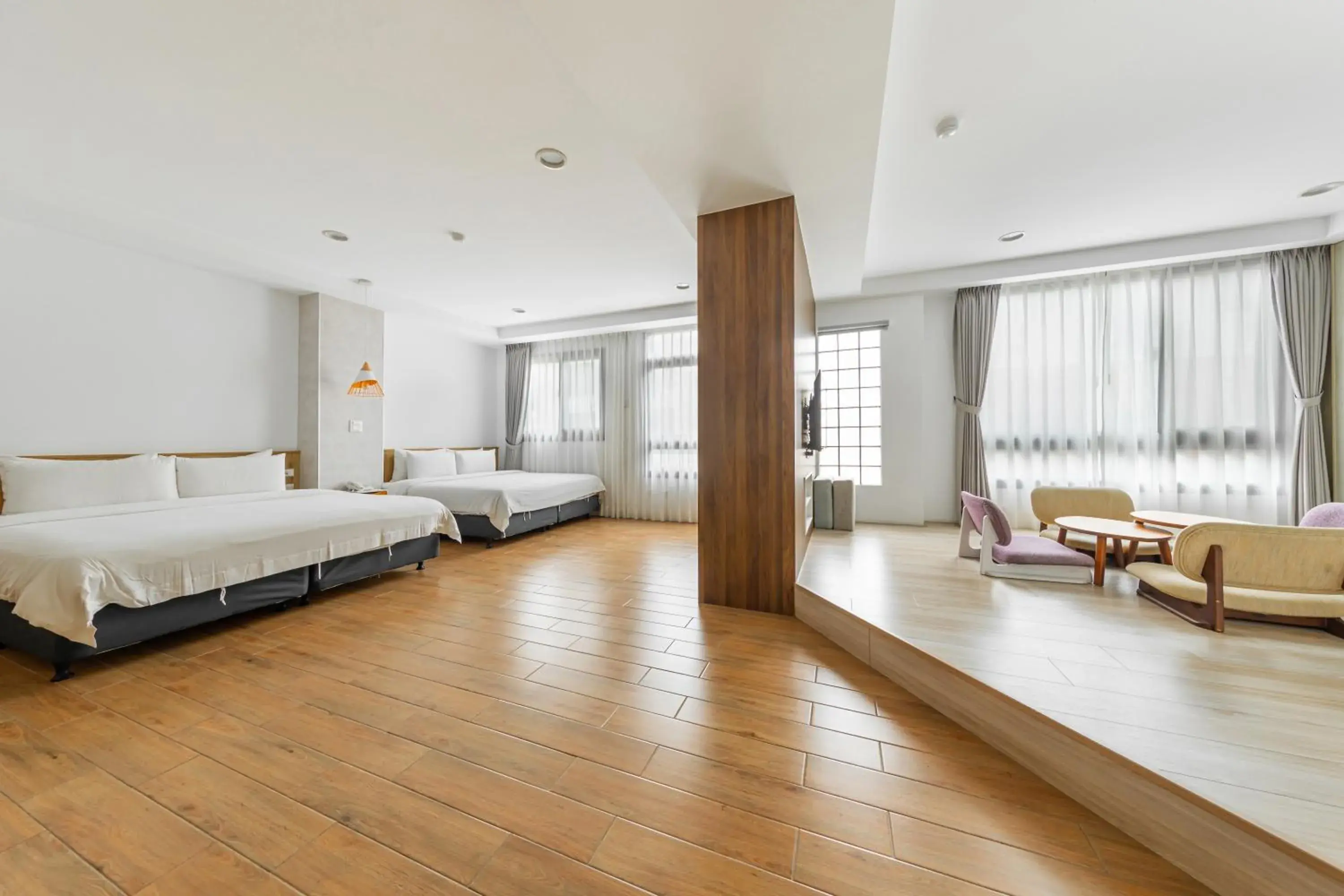 Seating area, Bed in Kapamumu b&b Seating area, Bed in Kapamumu b&b