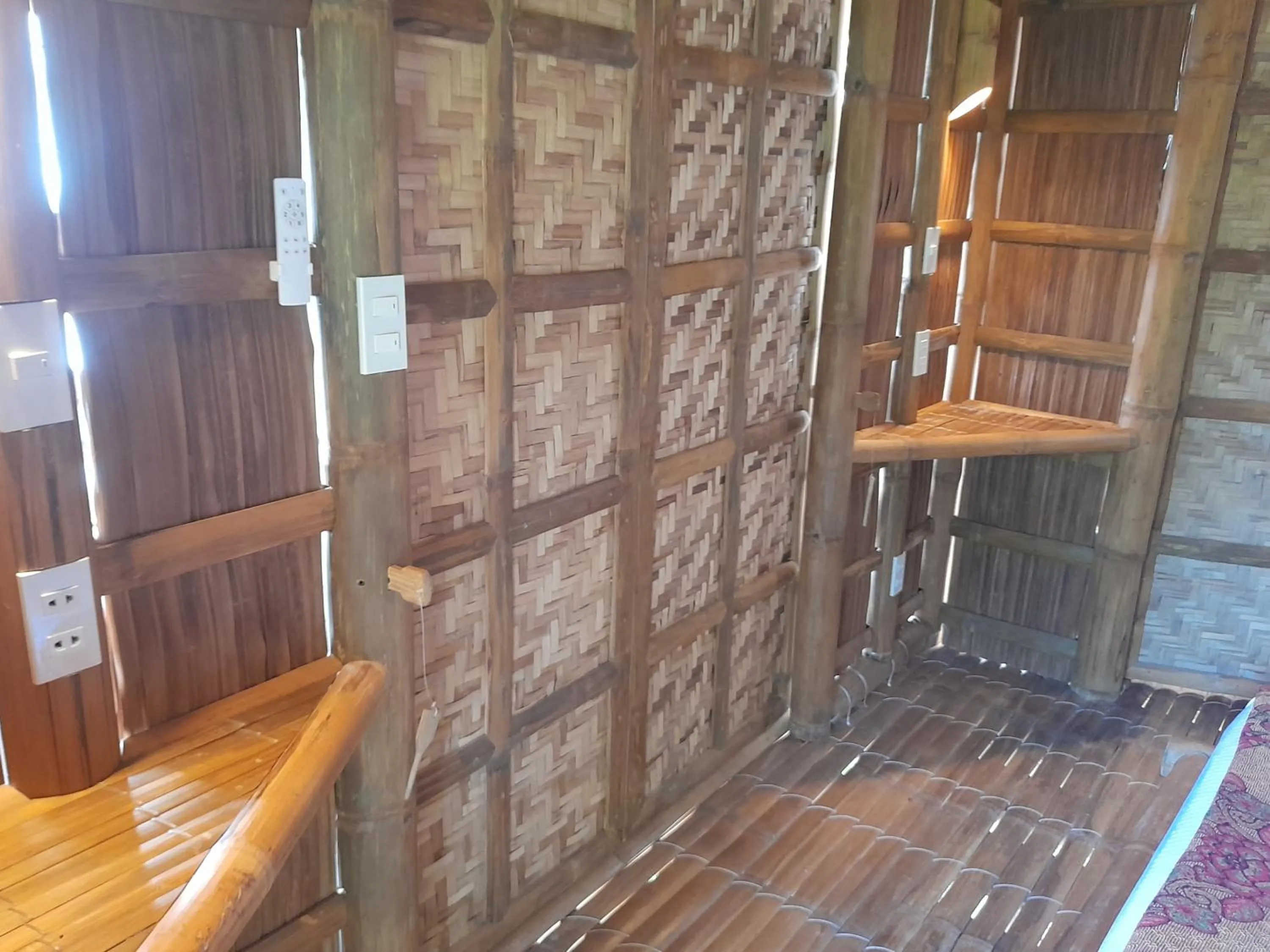 Bedroom in Kookoo's nest eco-lodge