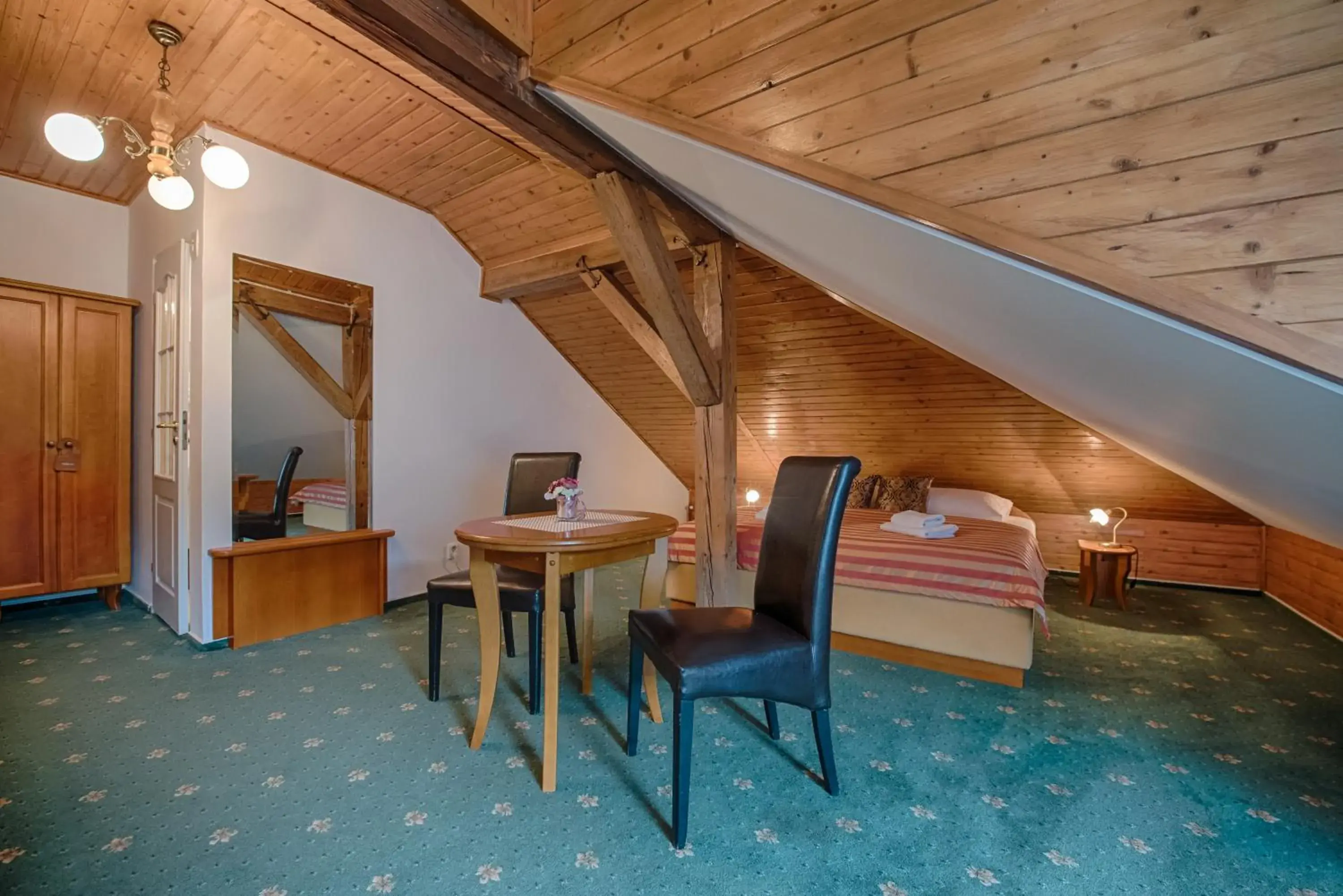 Double Room with Mountain View in Hotel Zlatý Orel Double Room with Mountain View in Hotel Zlatý Orel