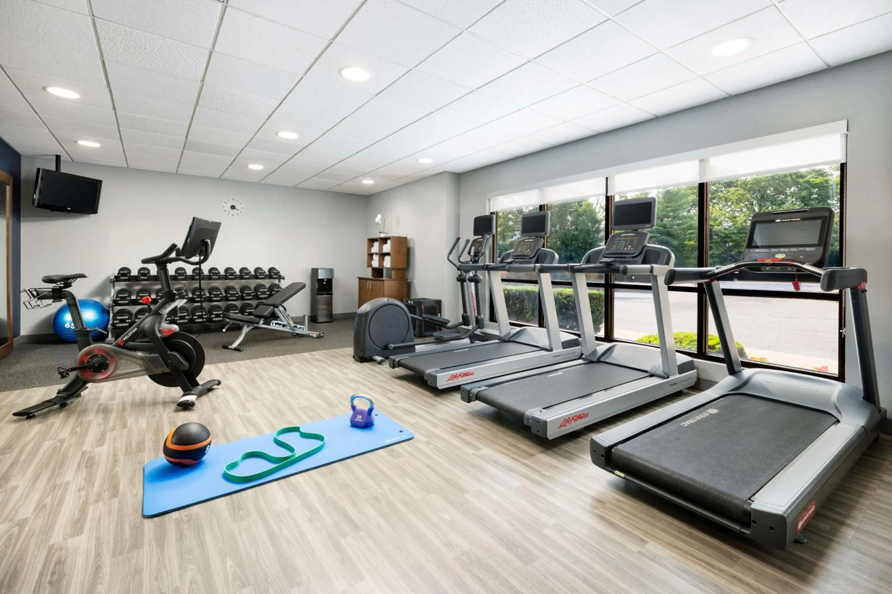 Fitness centre/facilities in Hampton Inn Long Island/Islandia