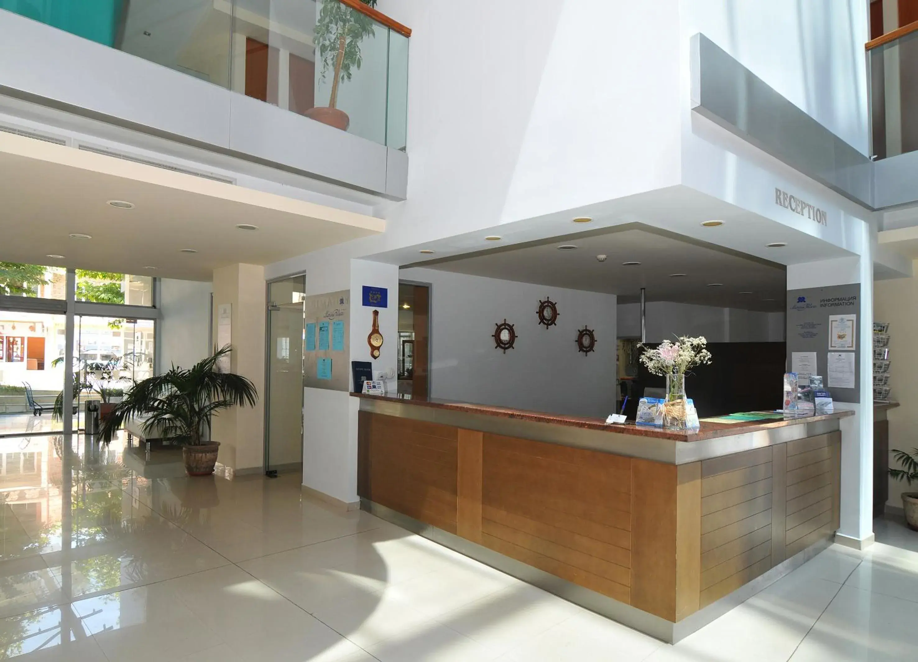 Lobby or reception in Hotel Marina Palace, Affiliated by Meliá Lobby or reception in Hotel Marina Palace, Affiliated by Meliá