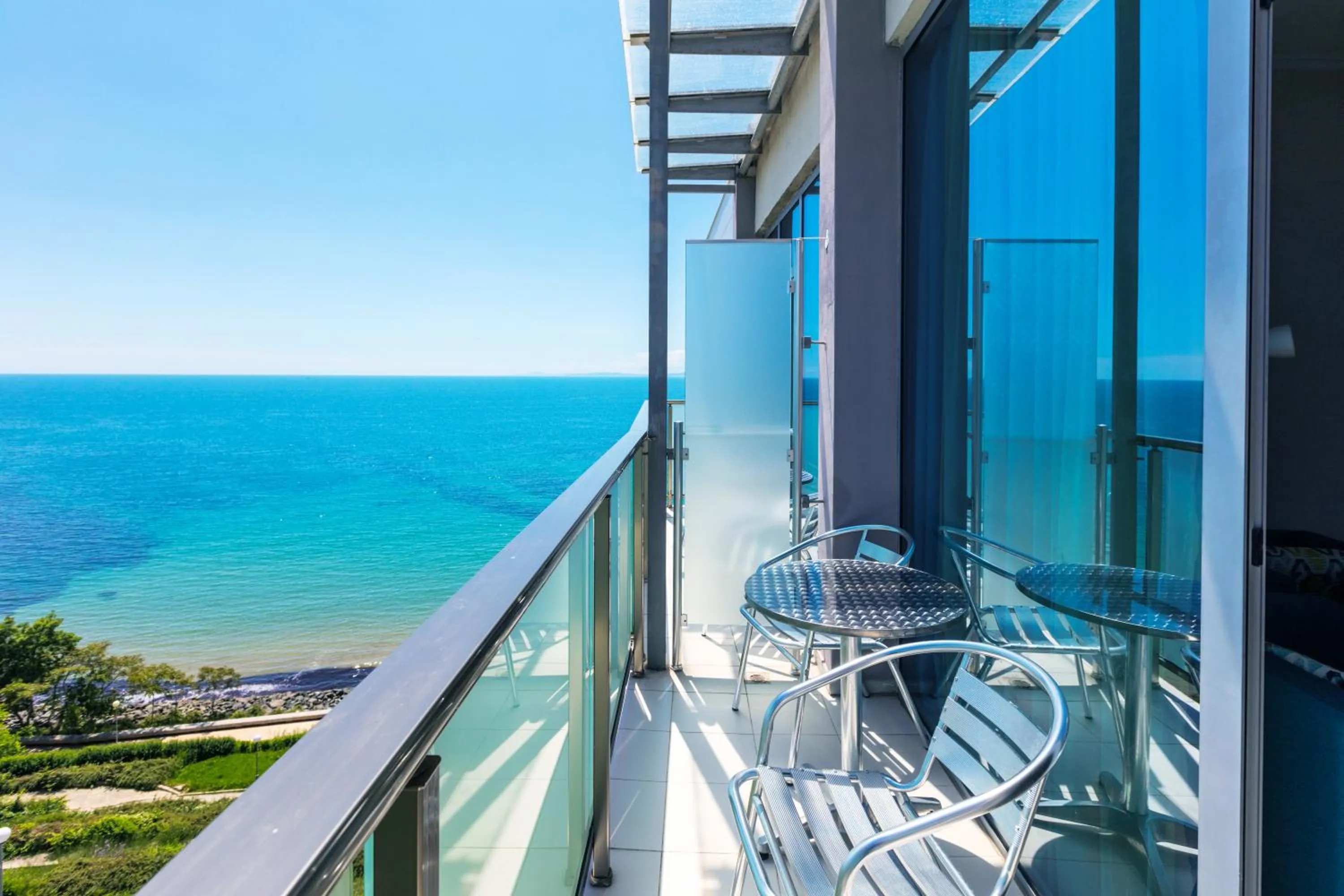 Patio in Sol Marina Palace Hotel - All Inclusive & Adults Only