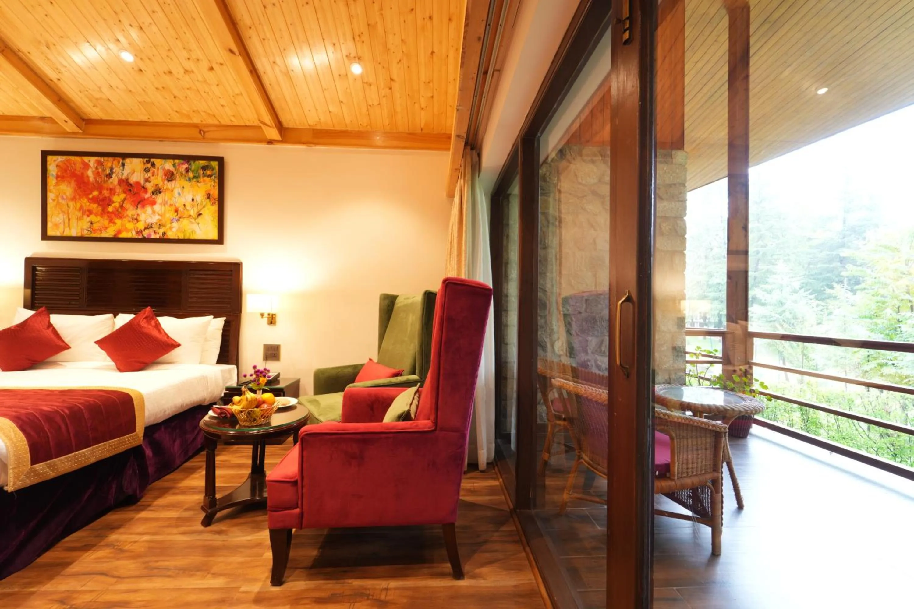 Bed in Span Resort and Spa, Manali