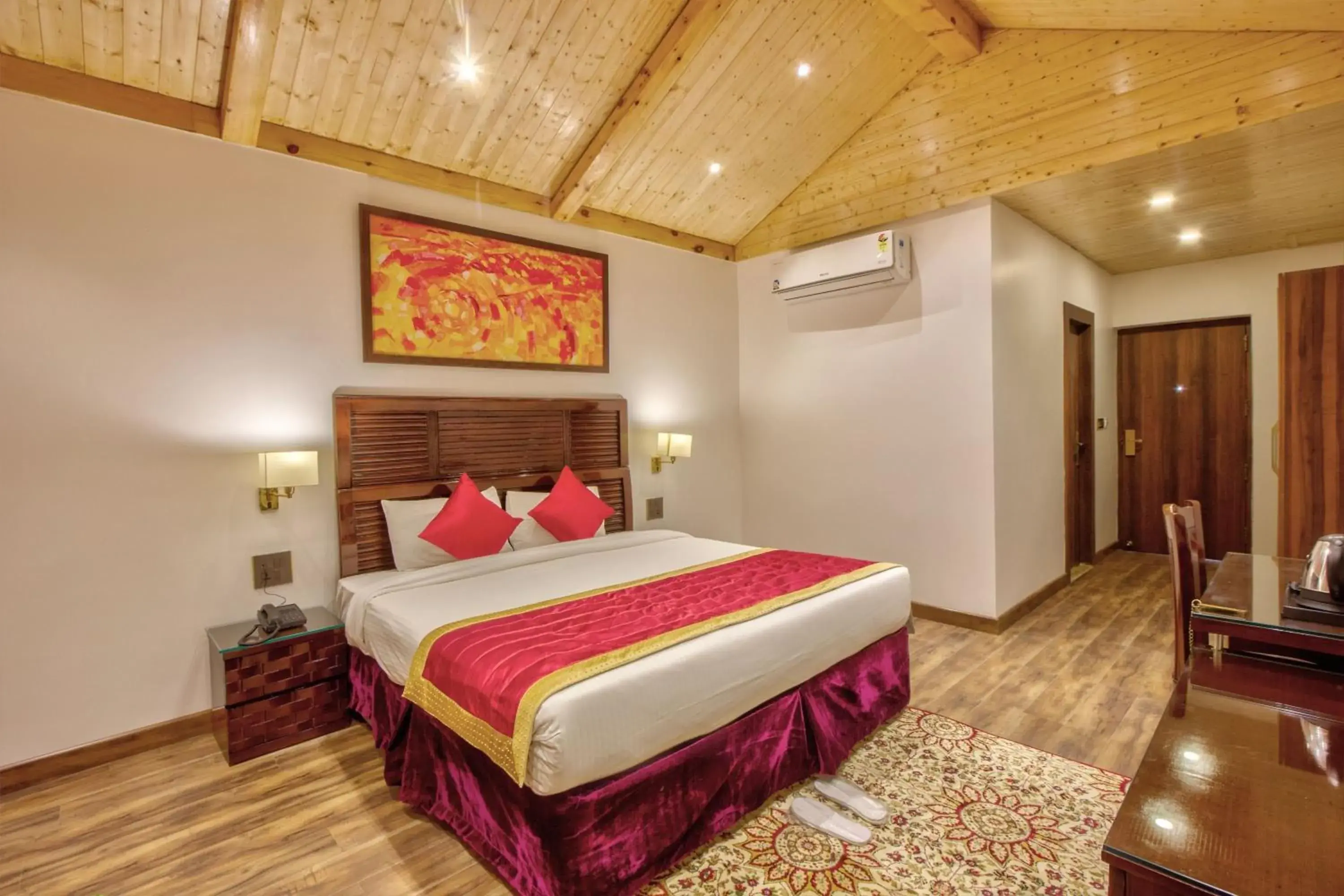 Bedroom, Bed in Span Resort and Spa, Manali Bedroom, Bed in Span Resort and Spa, Manali
