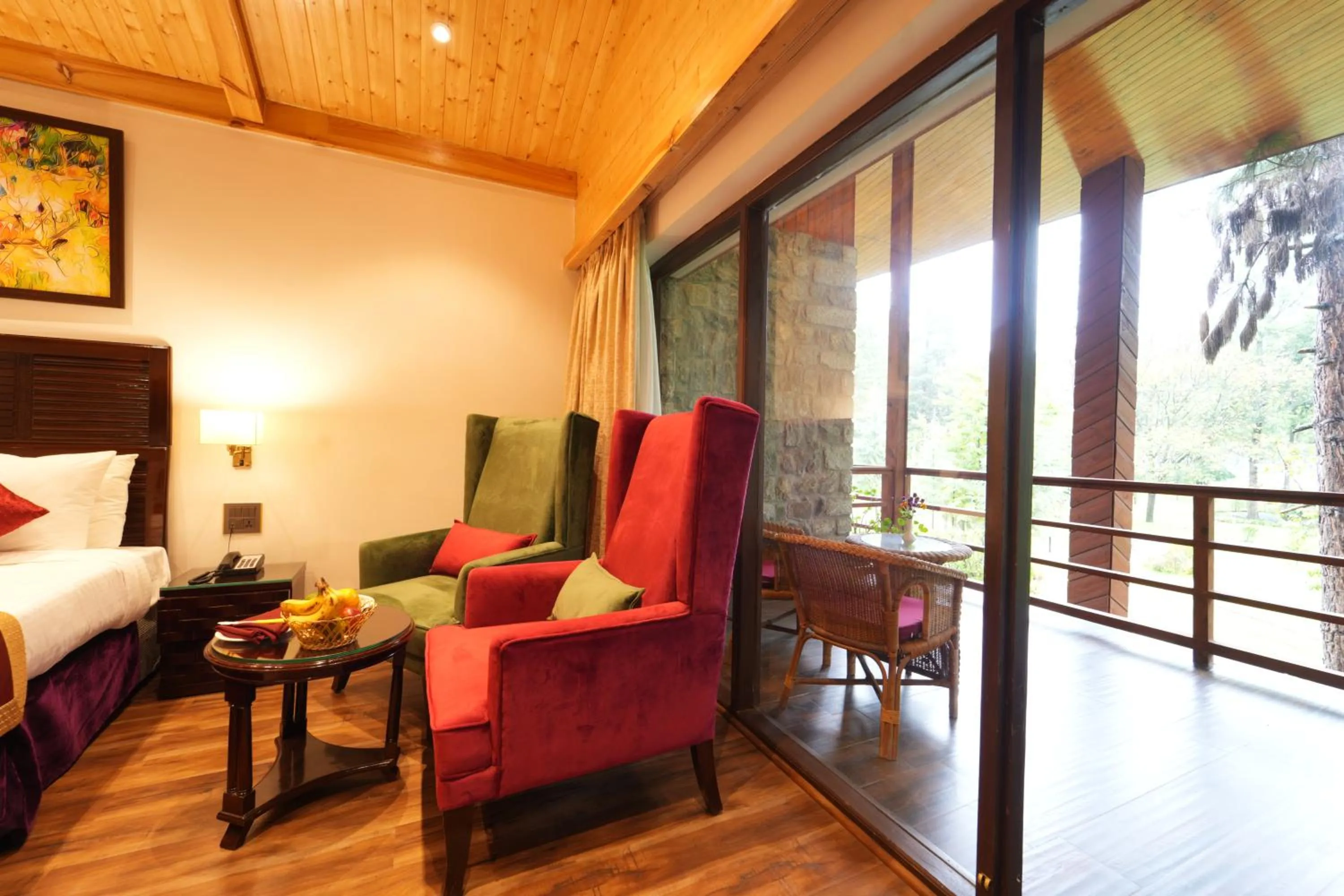 Bed in Span Resort and Spa, Manali