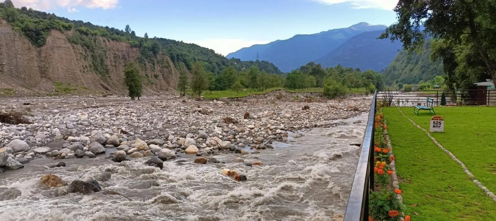 River view in Span Resort and Spa, Manali