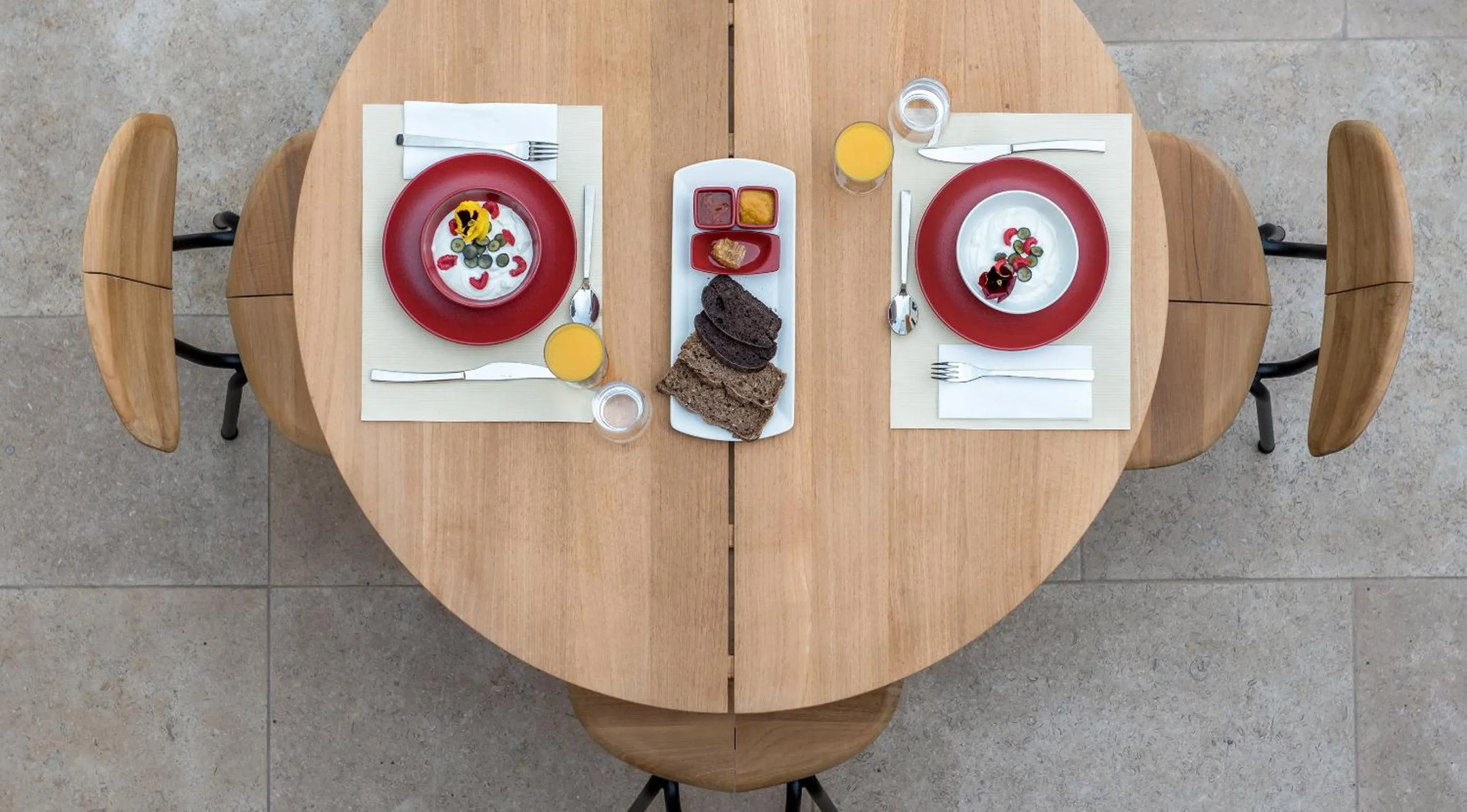 Continental breakfast in Euphoria Retreat - A Holistic Wellbeing Destination Spa