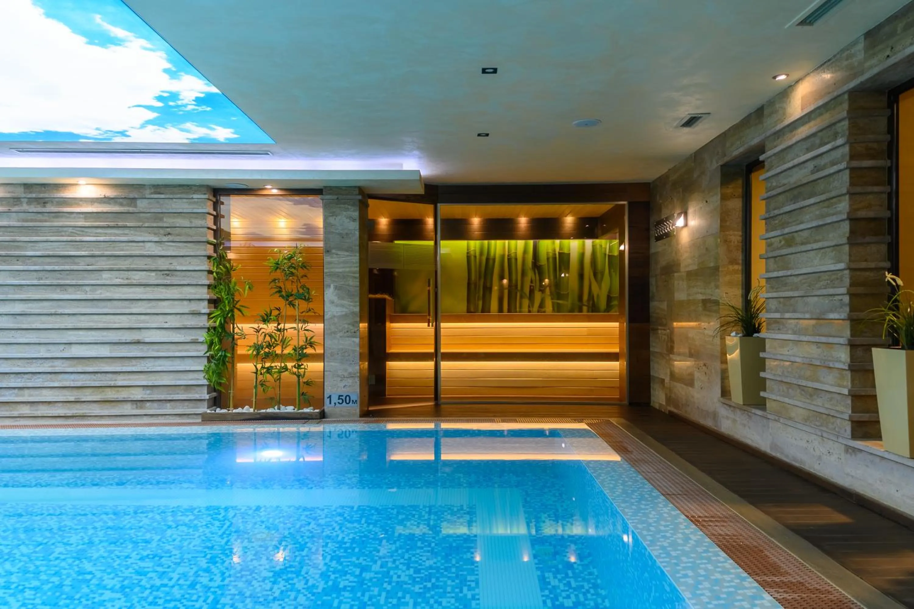Sauna in Spa Hotel Ezeretz Blagoevgrad
