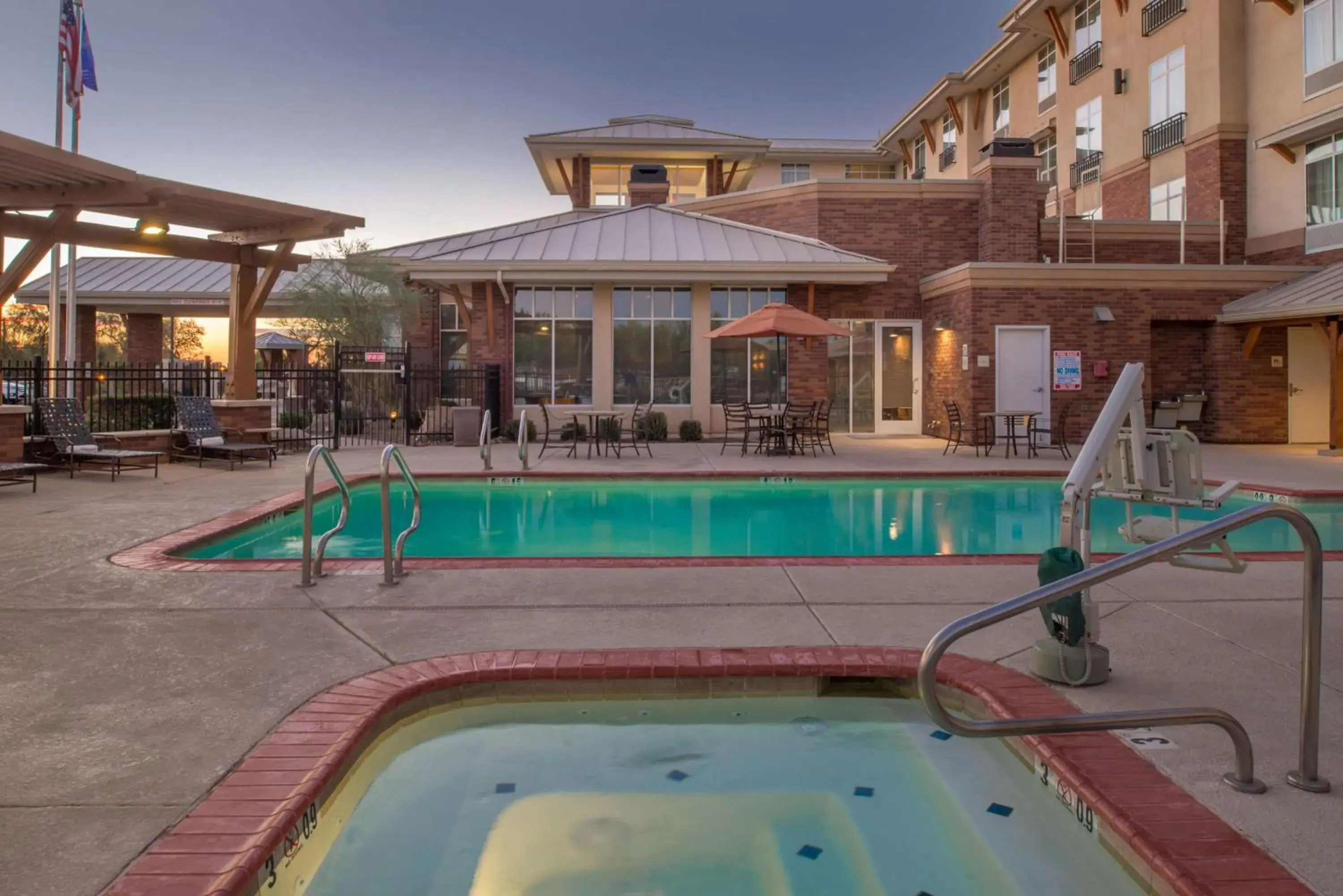 Pool view in Hilton Garden Inn Yuma Pivot Point Pool view in Hilton Garden Inn Yuma Pivot Point