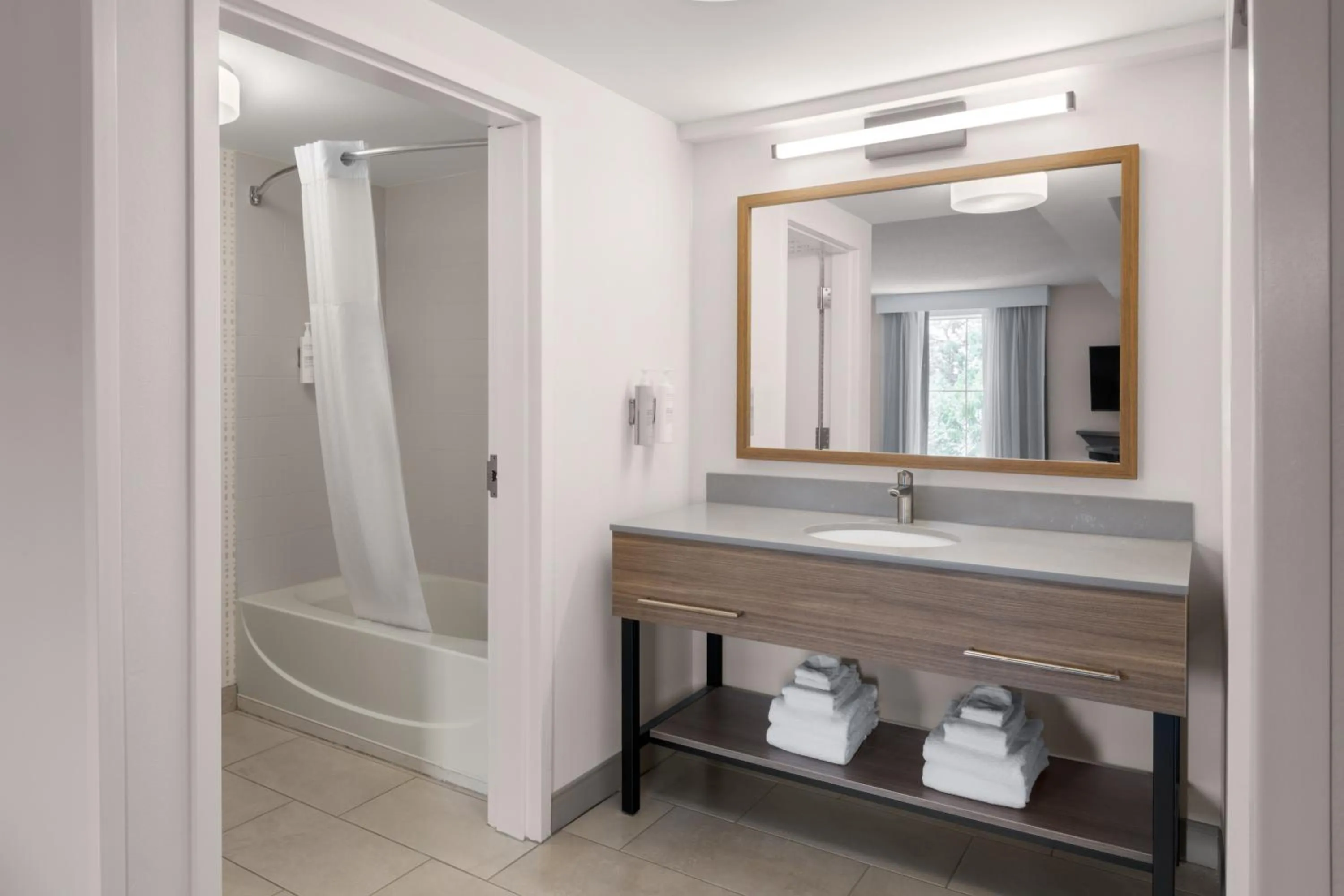 Bathroom in Hampton Inn Murrells Inlet/Myrtle Beach Area