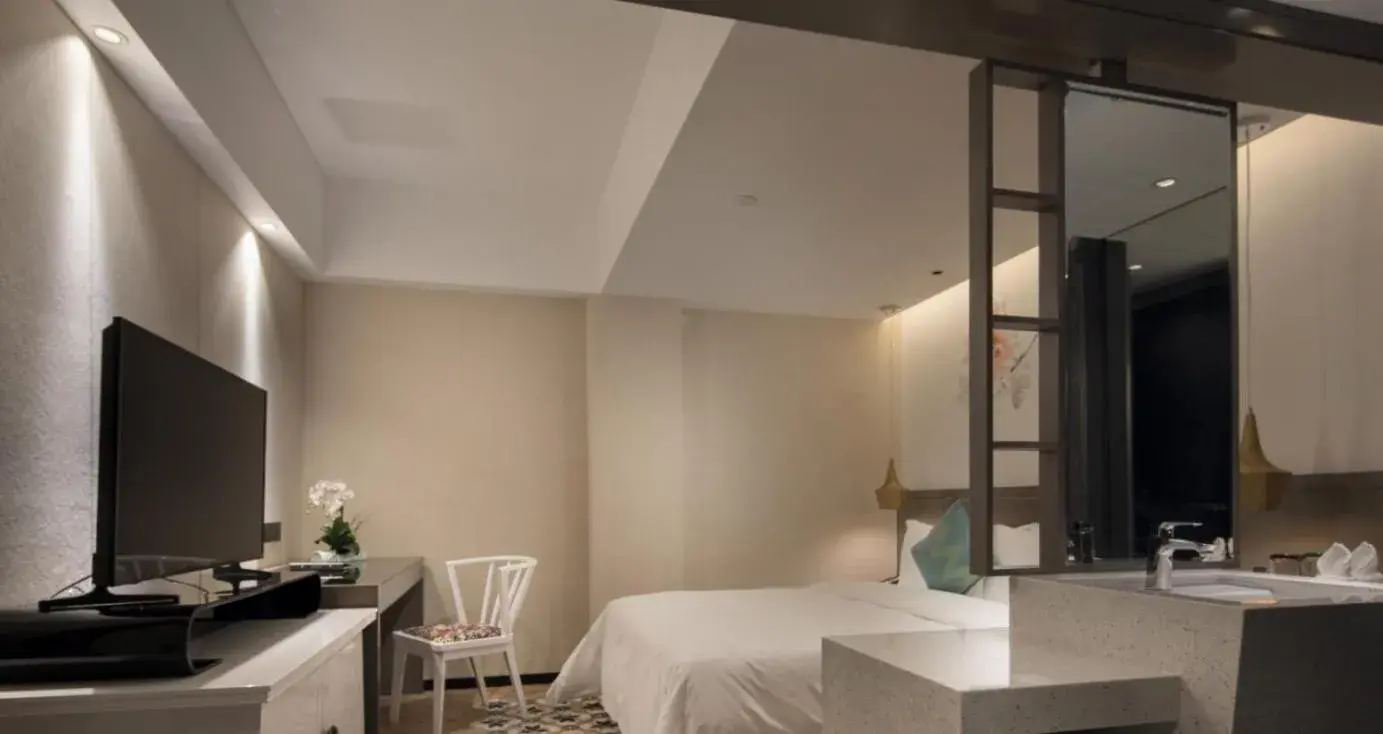 Bed in Paco Hotel Dongpu Guanghzou -Free Shuttle Bus for Canton Fair Bed in Paco Hotel Dongpu Guanghzou -Free Shuttle Bus for Canton Fair